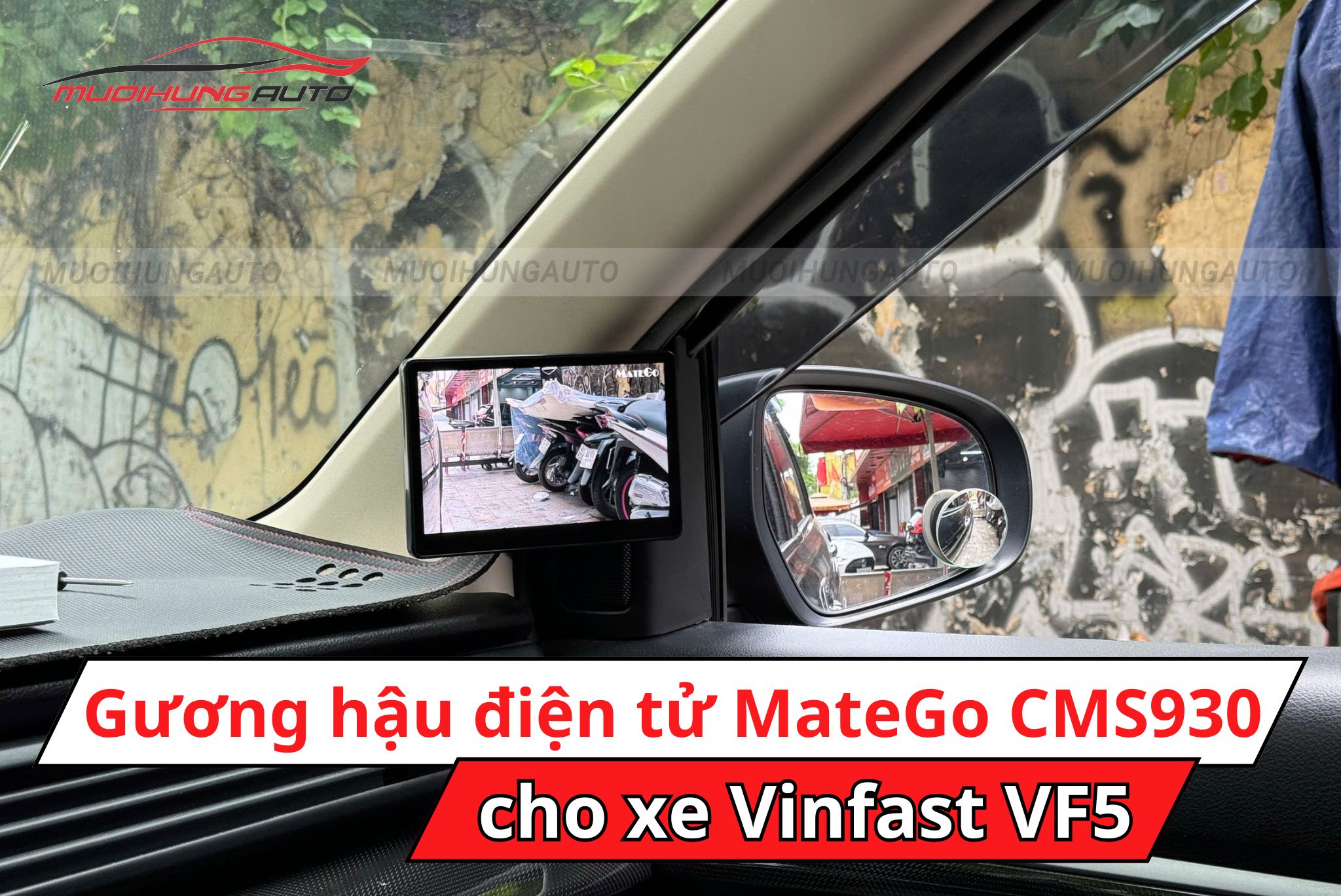 Gương hậu điện tử Matego CMS930 ô tô Suzuki XL7