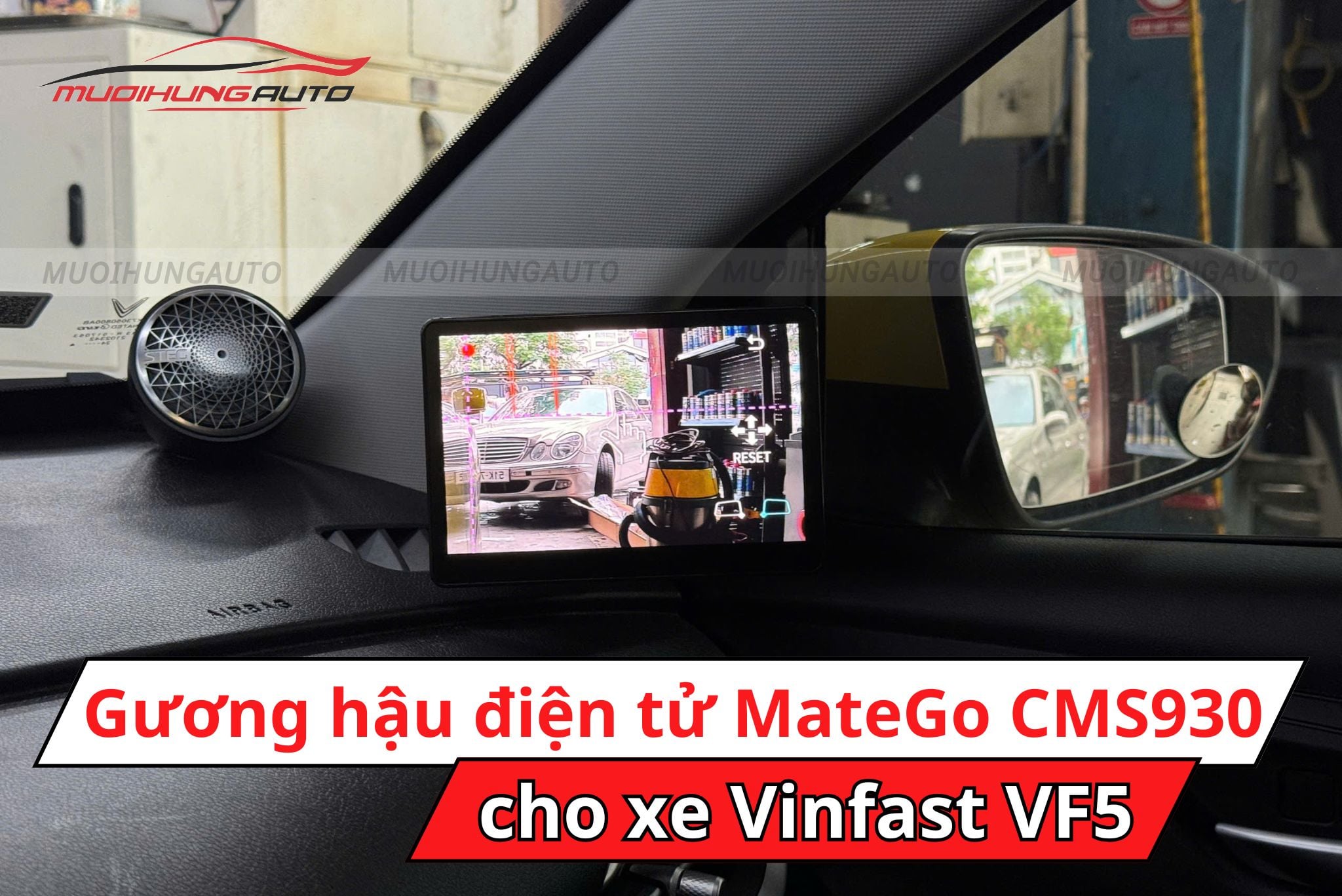 Gương hậu điện tử Matego CMS930 ô tô Vinfast VF5