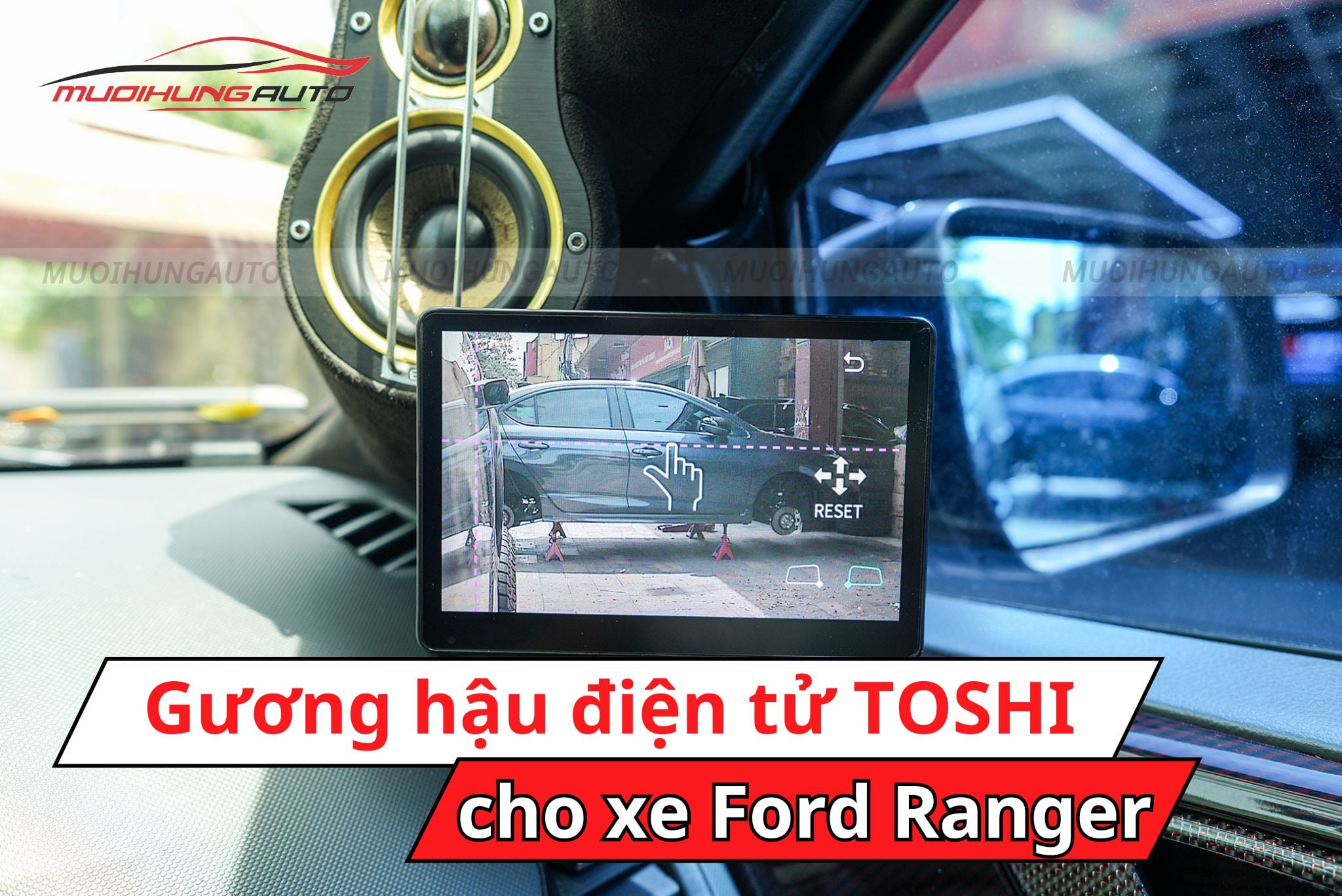 Gương điện tử TOSHI xe Ford Ranger