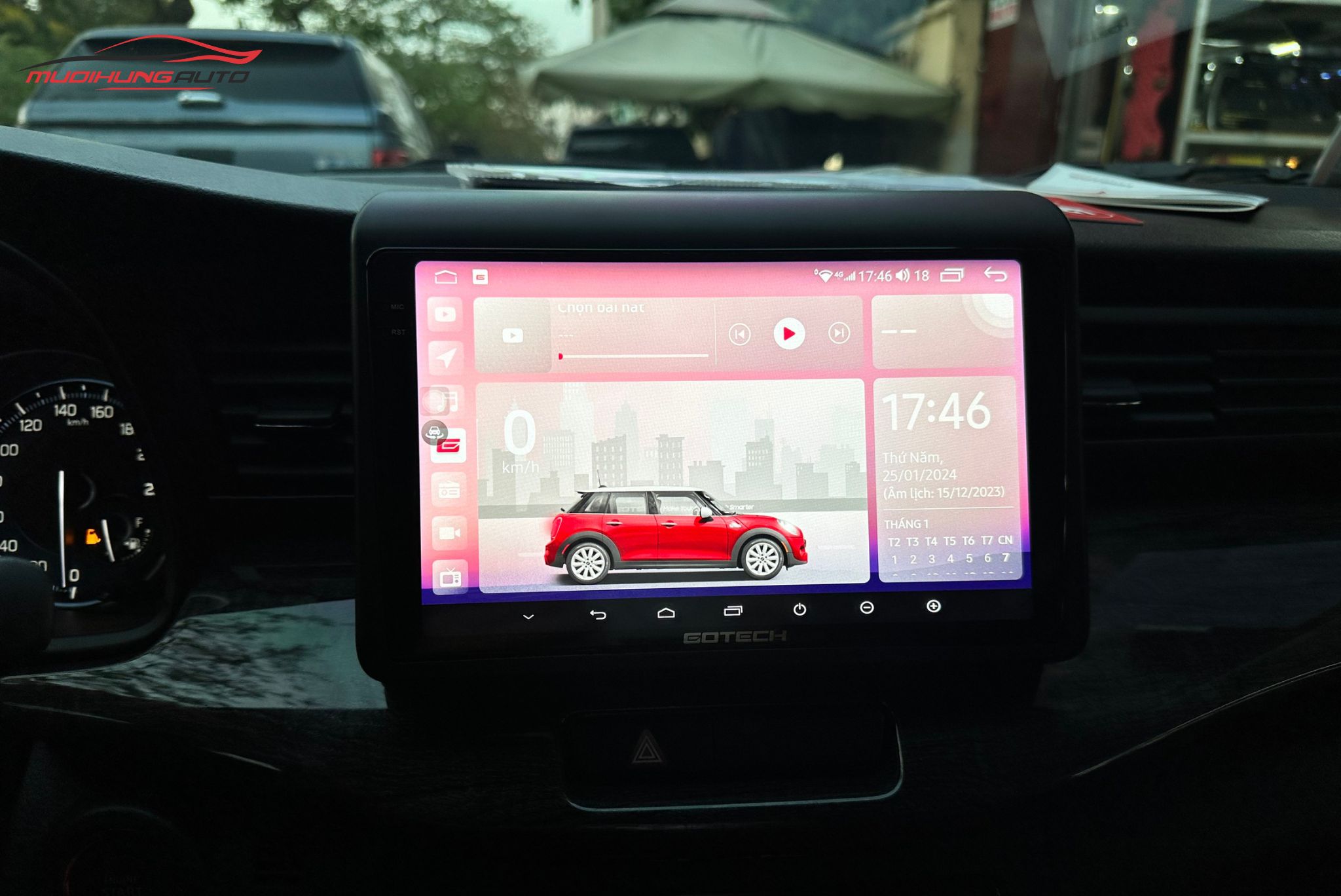 Lắp Màn Hình Gotech GT2K Cho Xe Ô Tô Suzuki Ertiga 2022