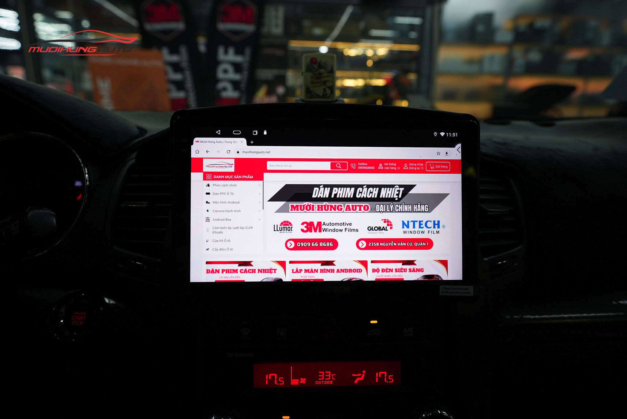 Lắp Màn Hình Zestech Z18 Cho Xe Kia Sorento 2011