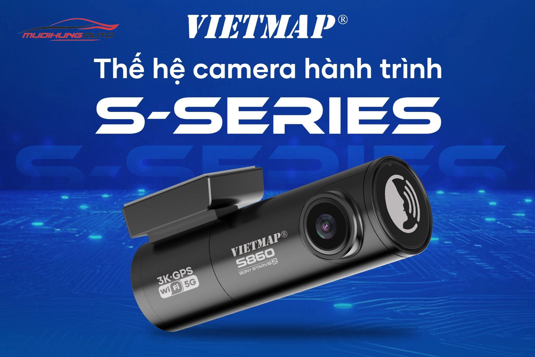 Vietmap S-Series: Camera hành trình cảnh báo tốc độ thế hệ mới