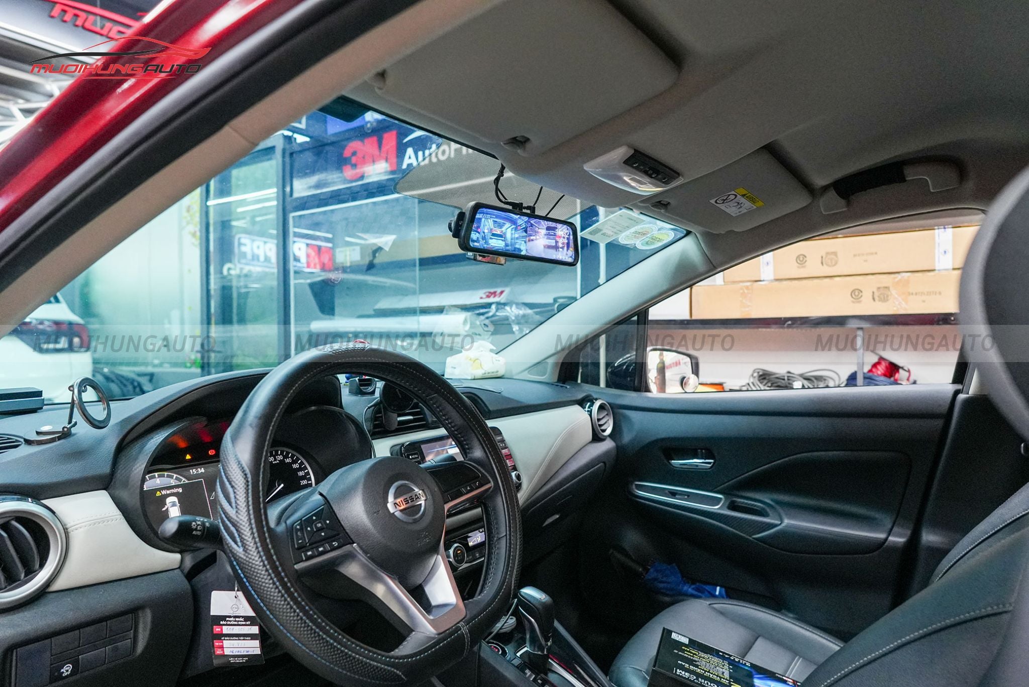 Camera hành trình gương điện tử AI ADAS Utour C3M cho ô tô Nissan Almera 2024