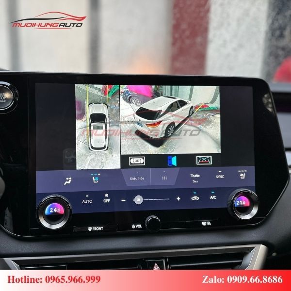 Hiển thị mô hình mô phỏng 3D xe thực tế