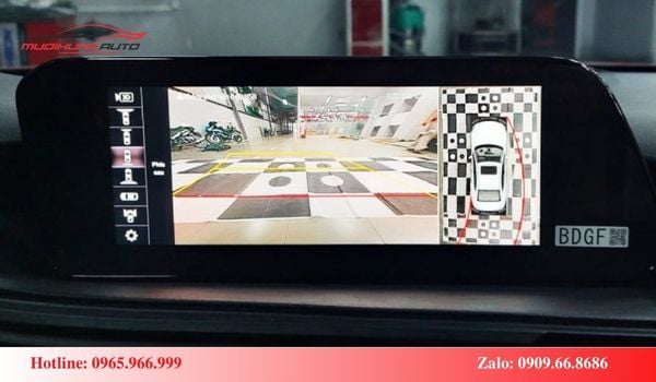 Hiển thị vạch đánh lái theo vô lăng