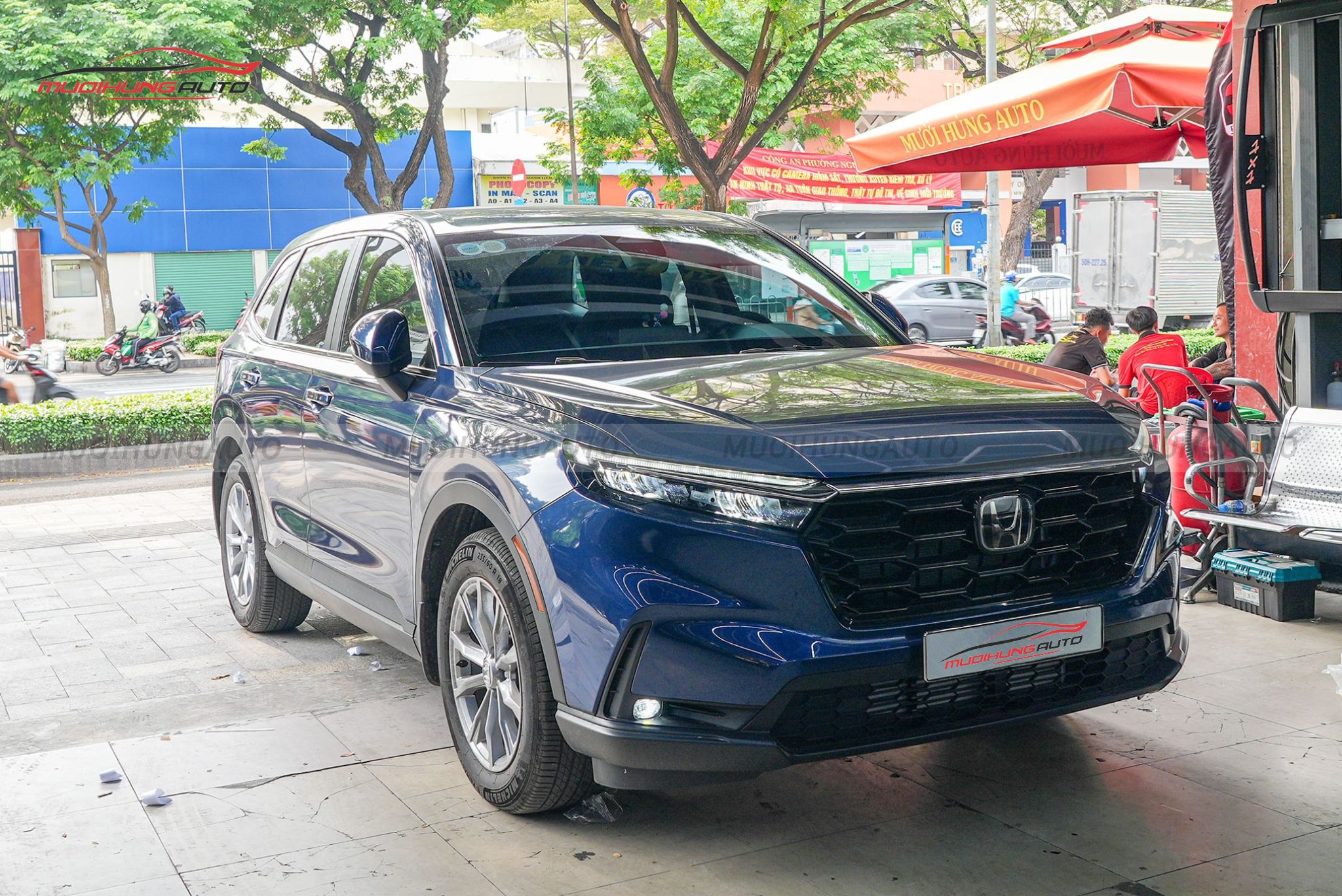 Hình ảnh thực tế thảm lót sàn Ncar ô tô Honda CRV 2024