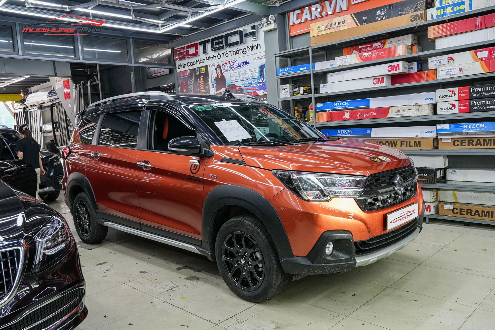 Hình ảnh thực tế thảm lót sàn Ncar ô tô Suzuki XL7 2024