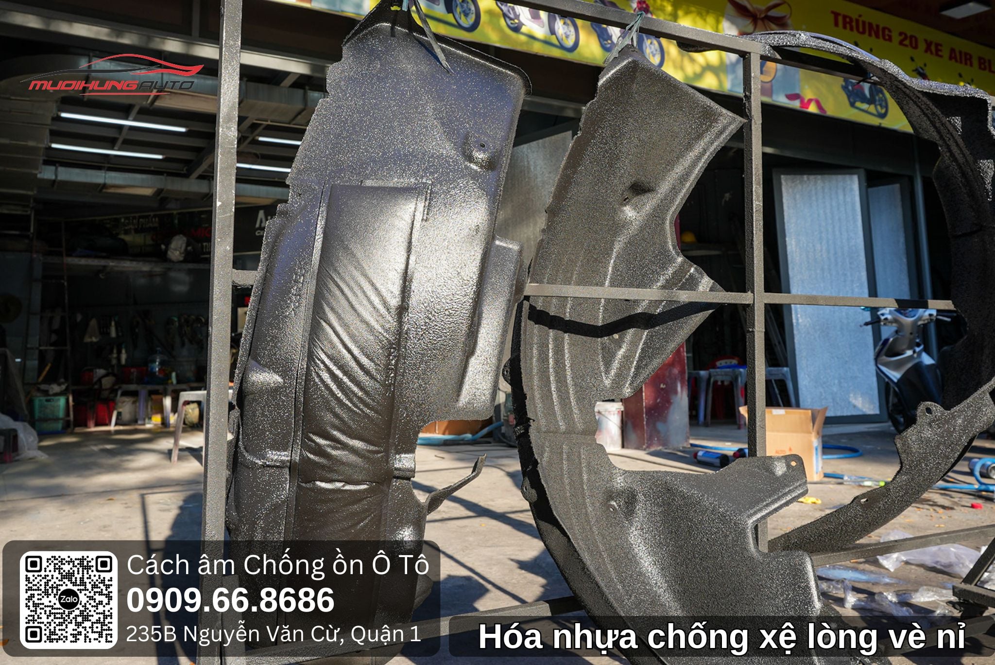 Hóa nhựa chống xệ lòng vè nỉ