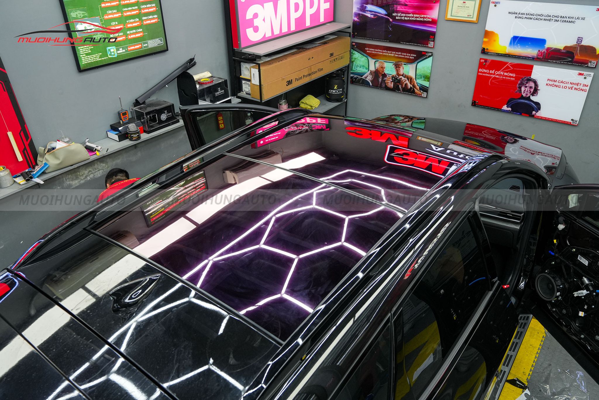 Ưu điểm khi dán phim PPF TPU SUNROOF cách nhiệt cửa sổ trời xe Kia Sportage 2024