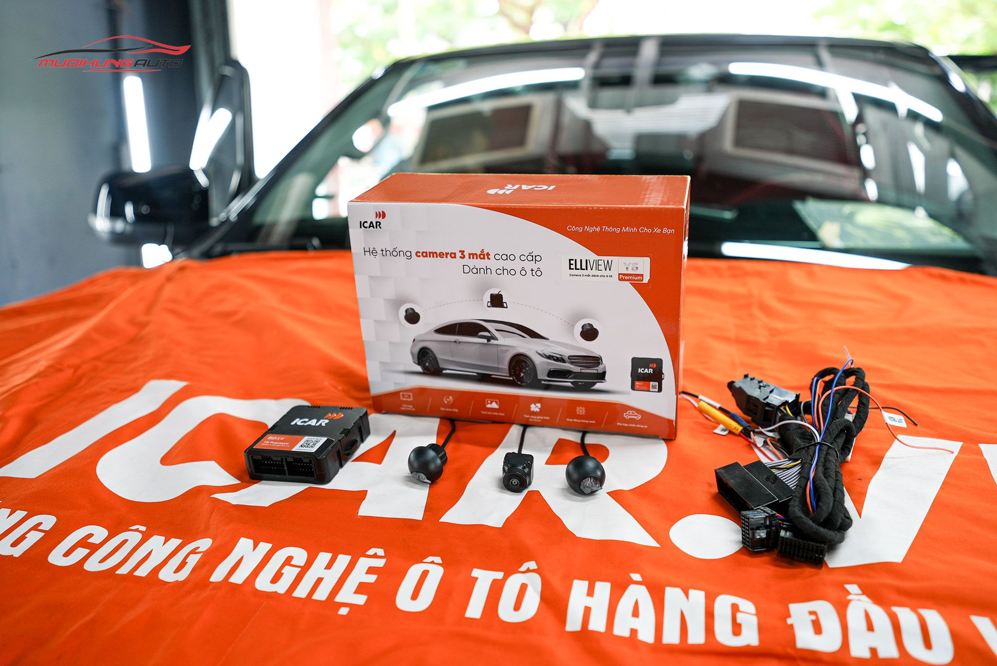 Lắp Camera 3 Mắt Cho Xe Ford Ranger 2024