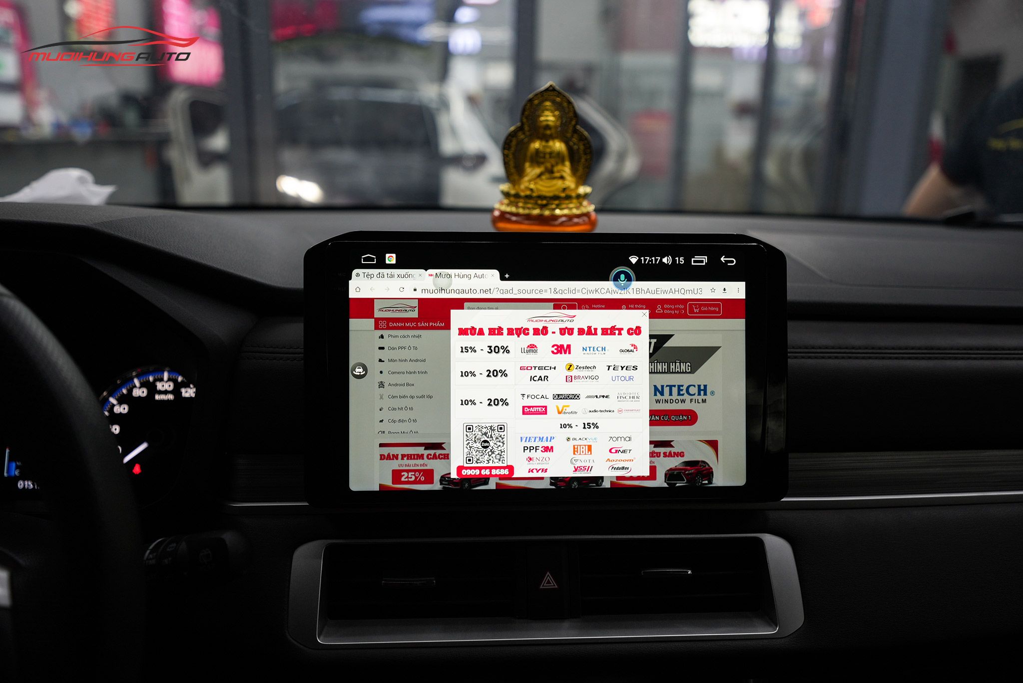 Lắp màn hình Carteck M700 2K cho xe ô tô Mitsubishi Xpander 2022