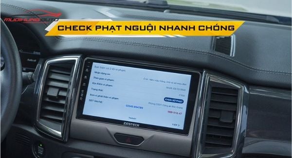 Kiểm tra phạt nguội nhanh chóng
