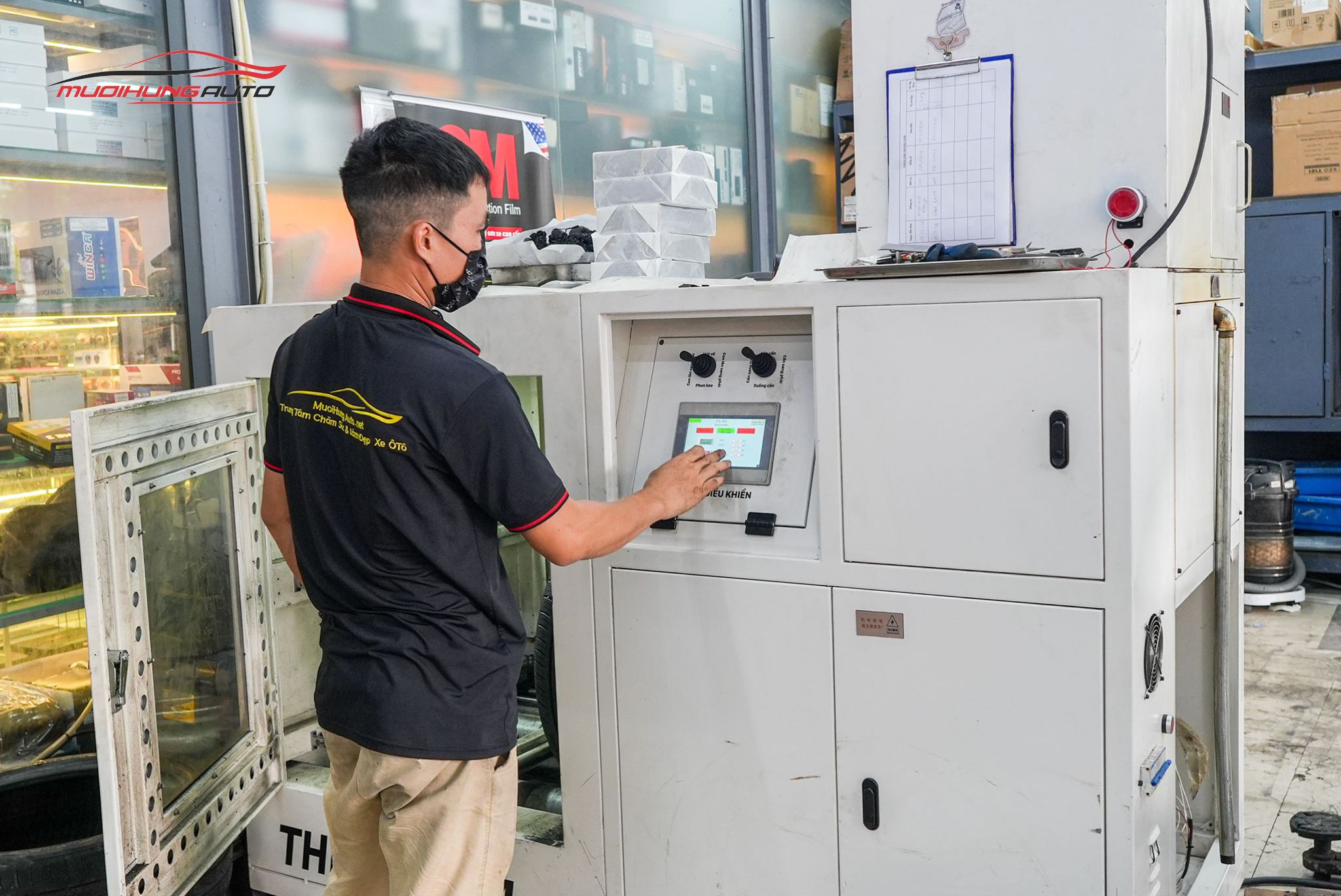 Kỹ thuật điều khiển máy tráng lốp