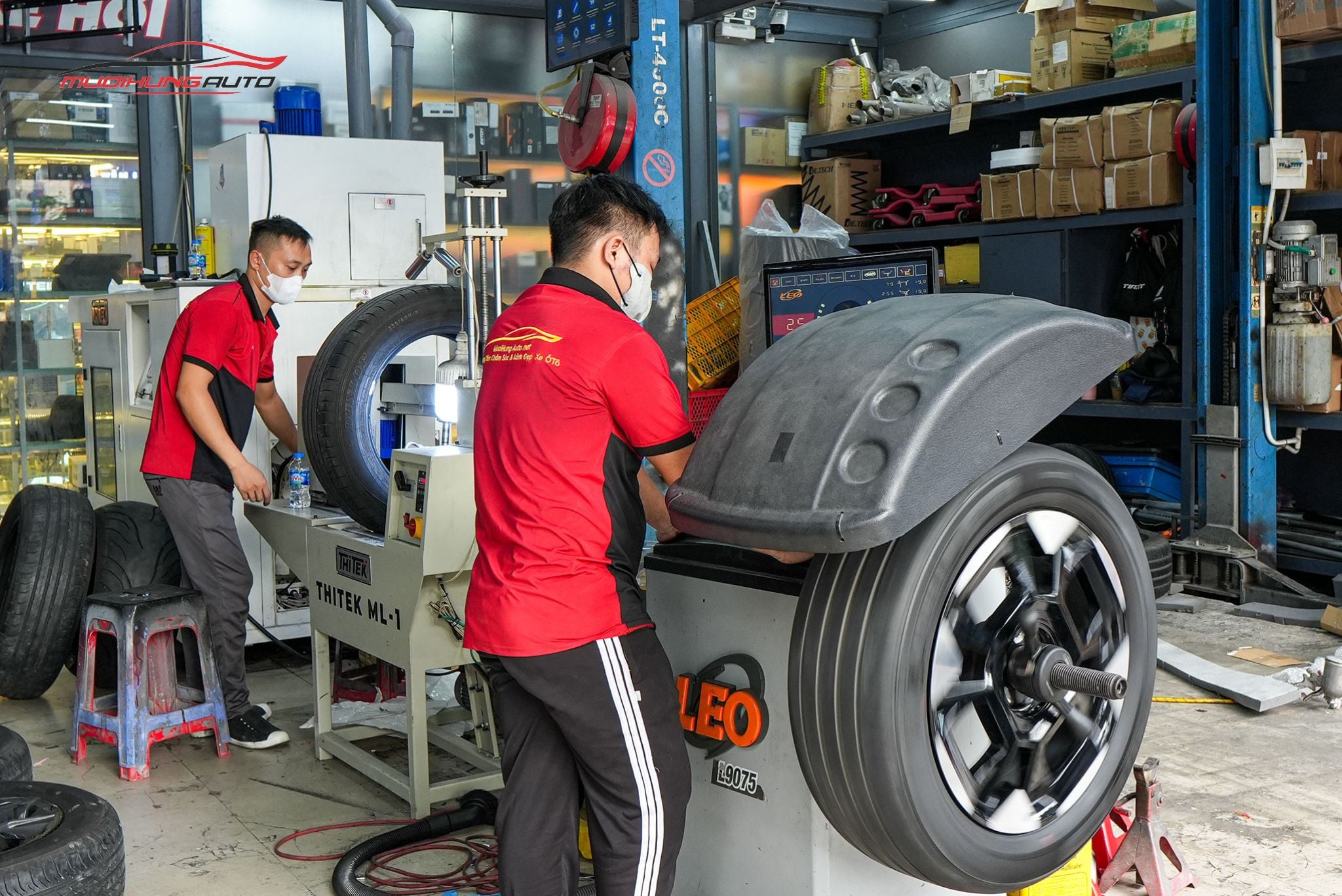 Kỹ thuật tiến hành cân mâm bấm chì