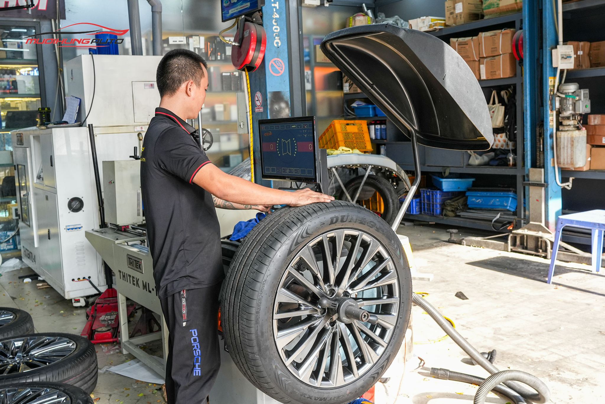 Kỹ thuật tiến hành cân mâm bấm chì