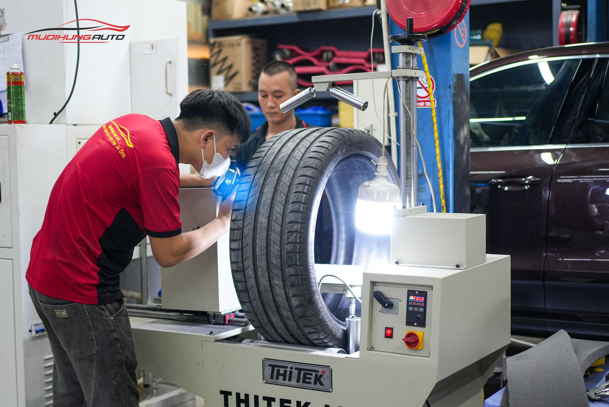 Kỹ thuật xử lý lốp trước khi tráng