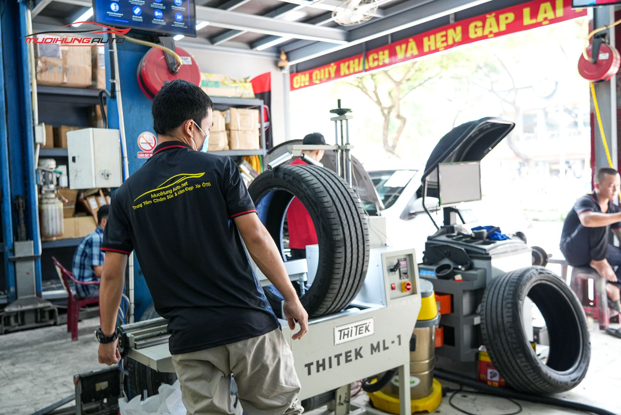 Kỹ thuật xử lý lốp trước khi tráng