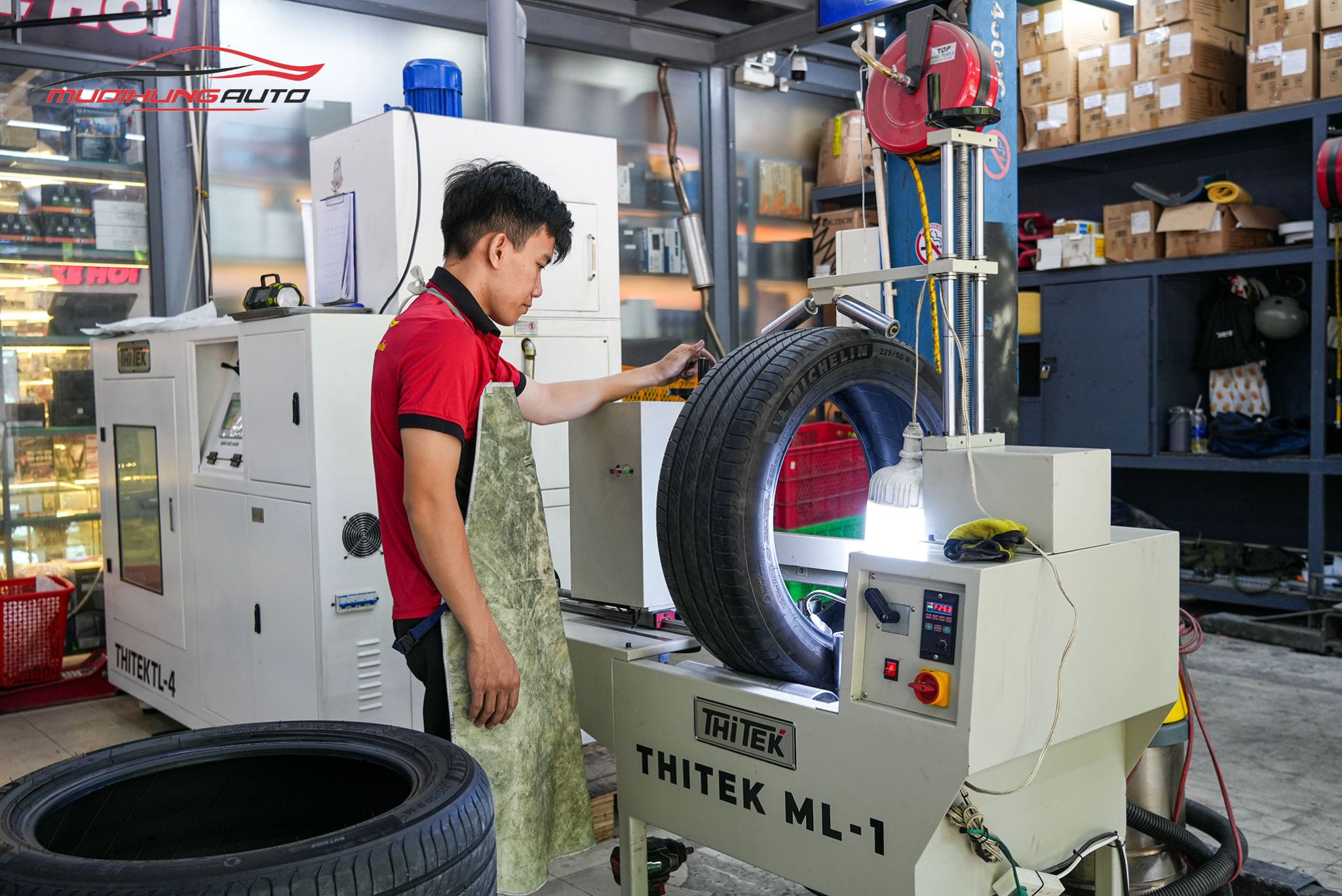 Kỹ thuật xử lý lốp trước khi tráng