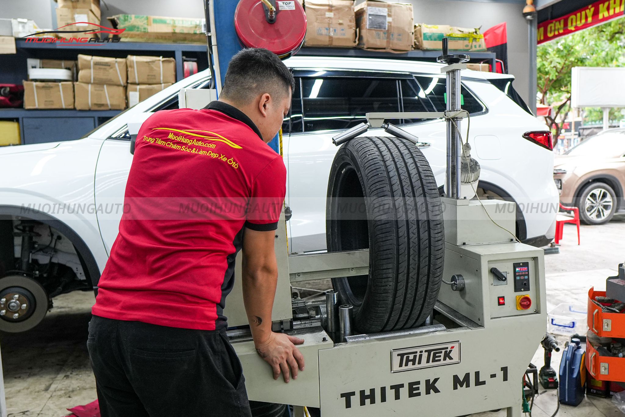 Kỹ thuật xử lý lốp trước khi tráng