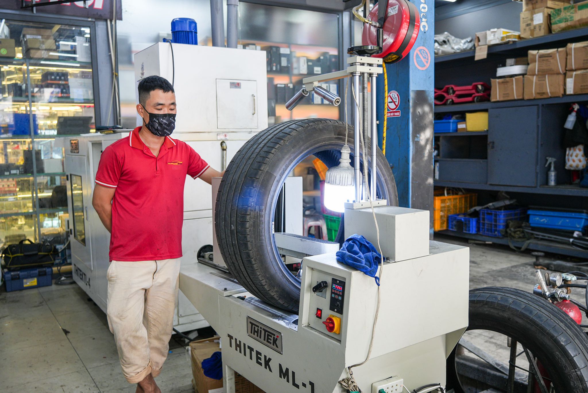 Kỹ thuật xử lý lốp trước khi tráng