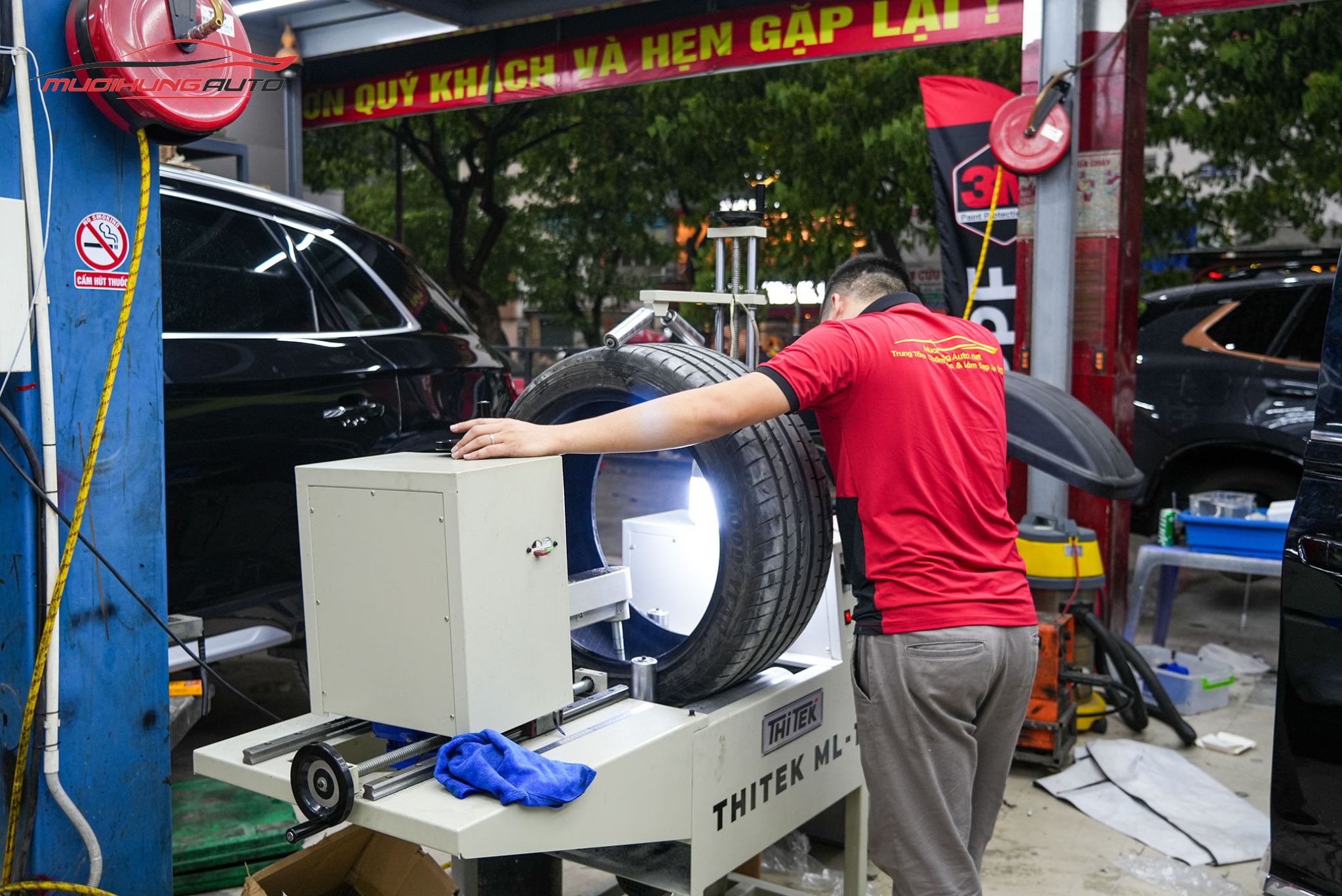 Kỹ thuật xử lý lốp trước khi tráng