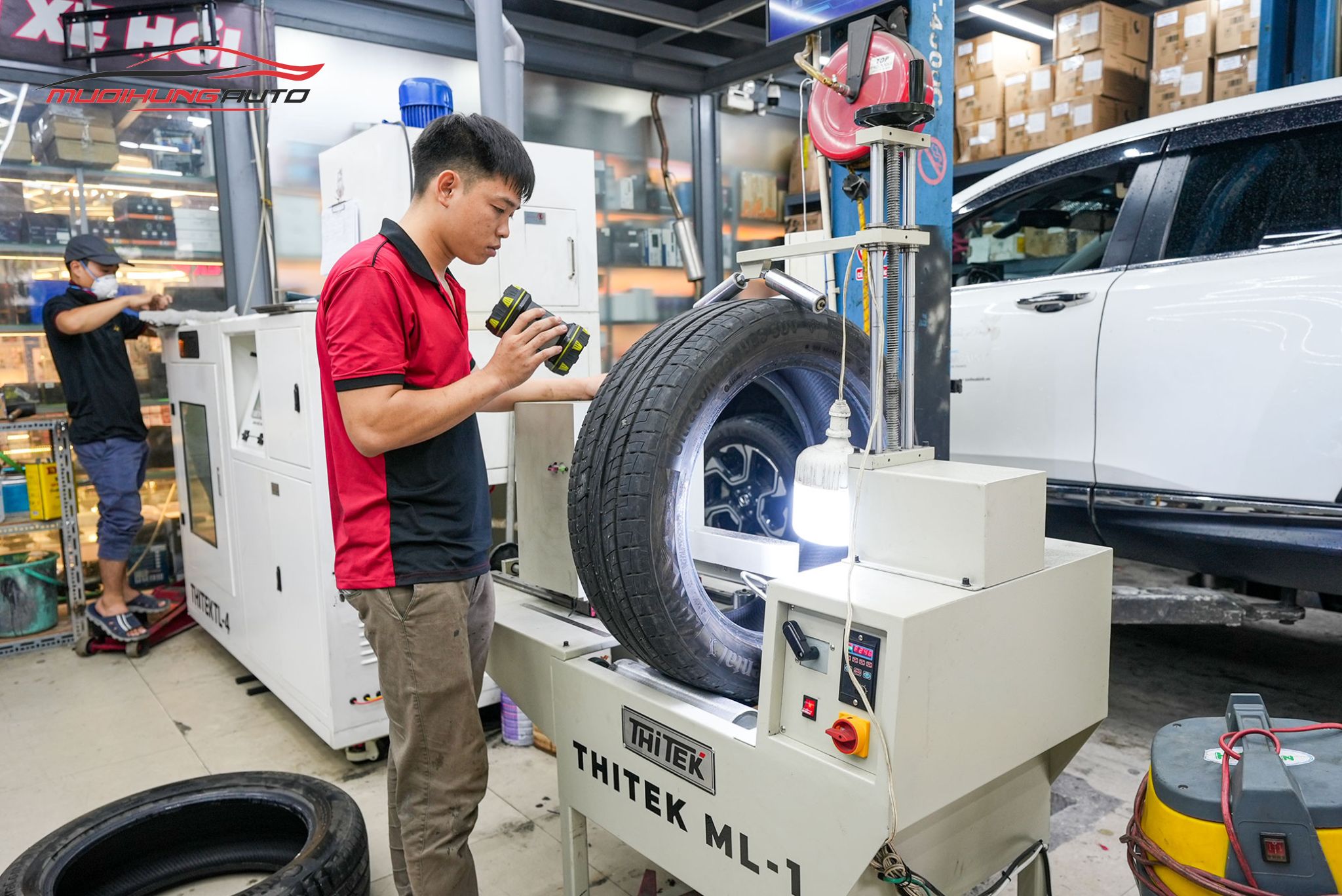 Kỹ thuật xử lý lốp trước khi tráng