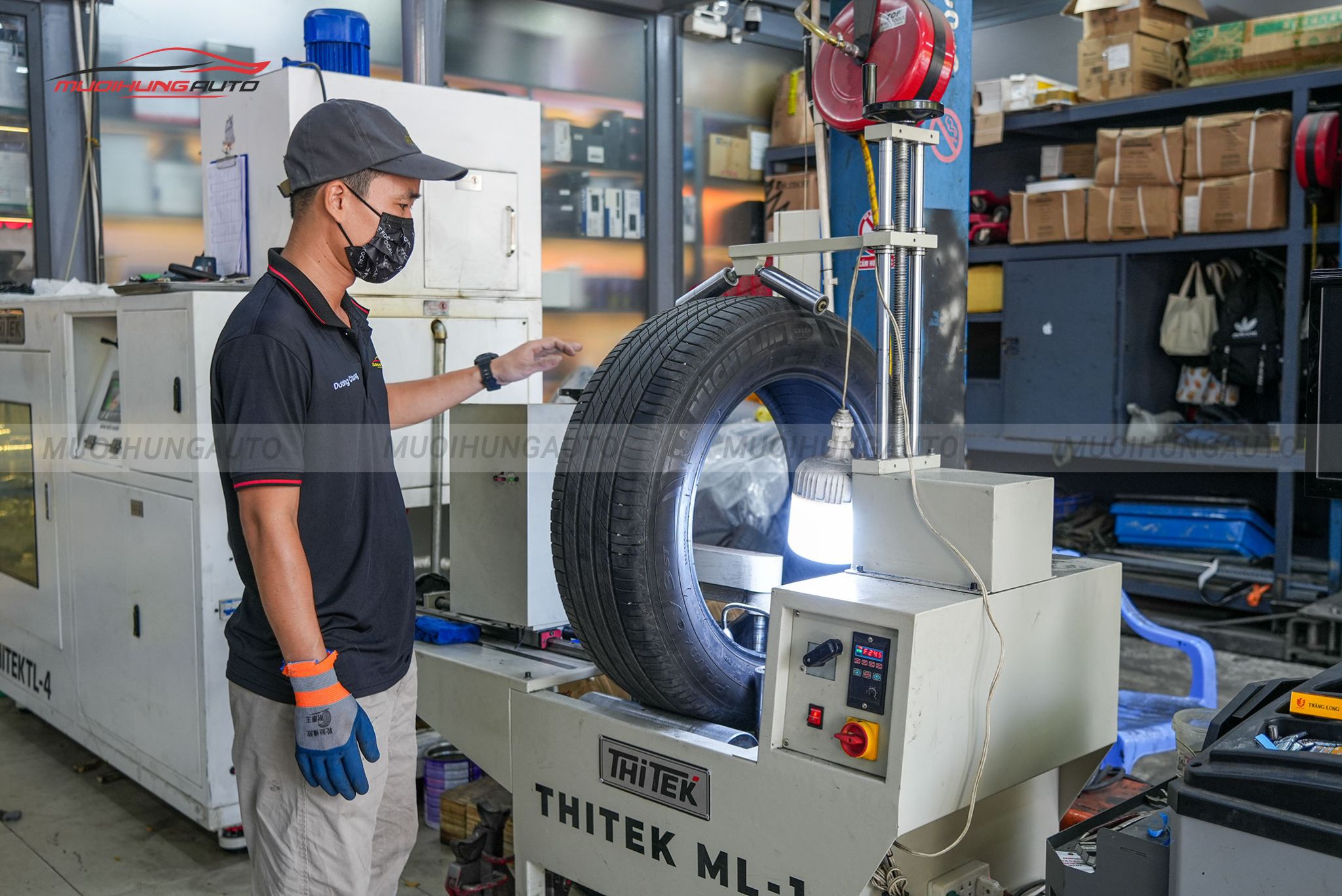 Kỹ thuật xử lý lốp trước khi tráng