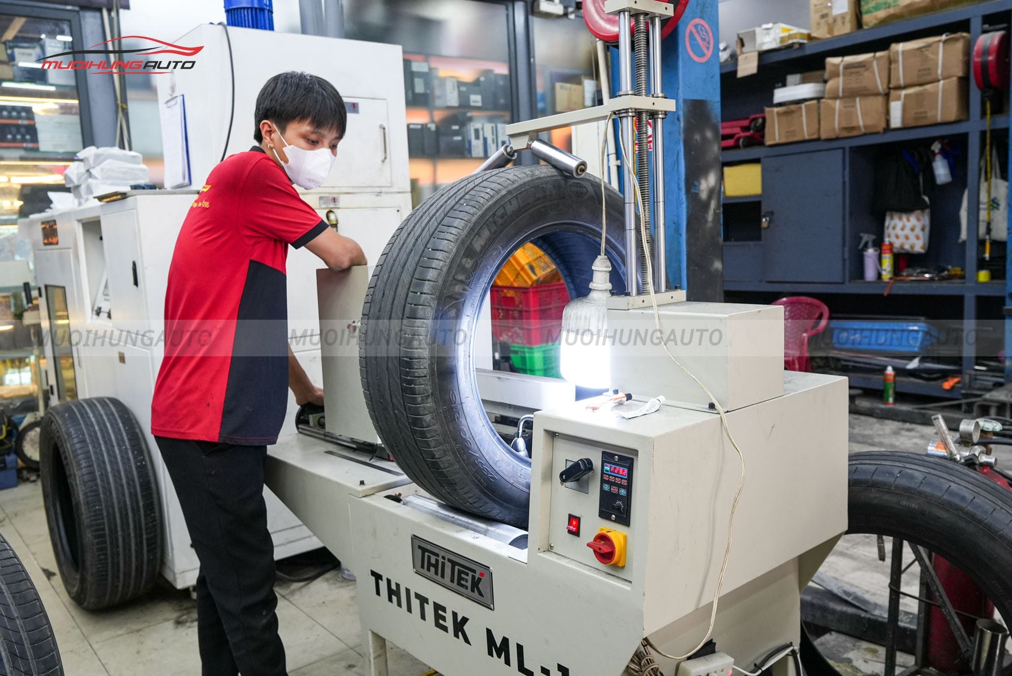 Kỹ thuật xử lý lốp trước khi tráng