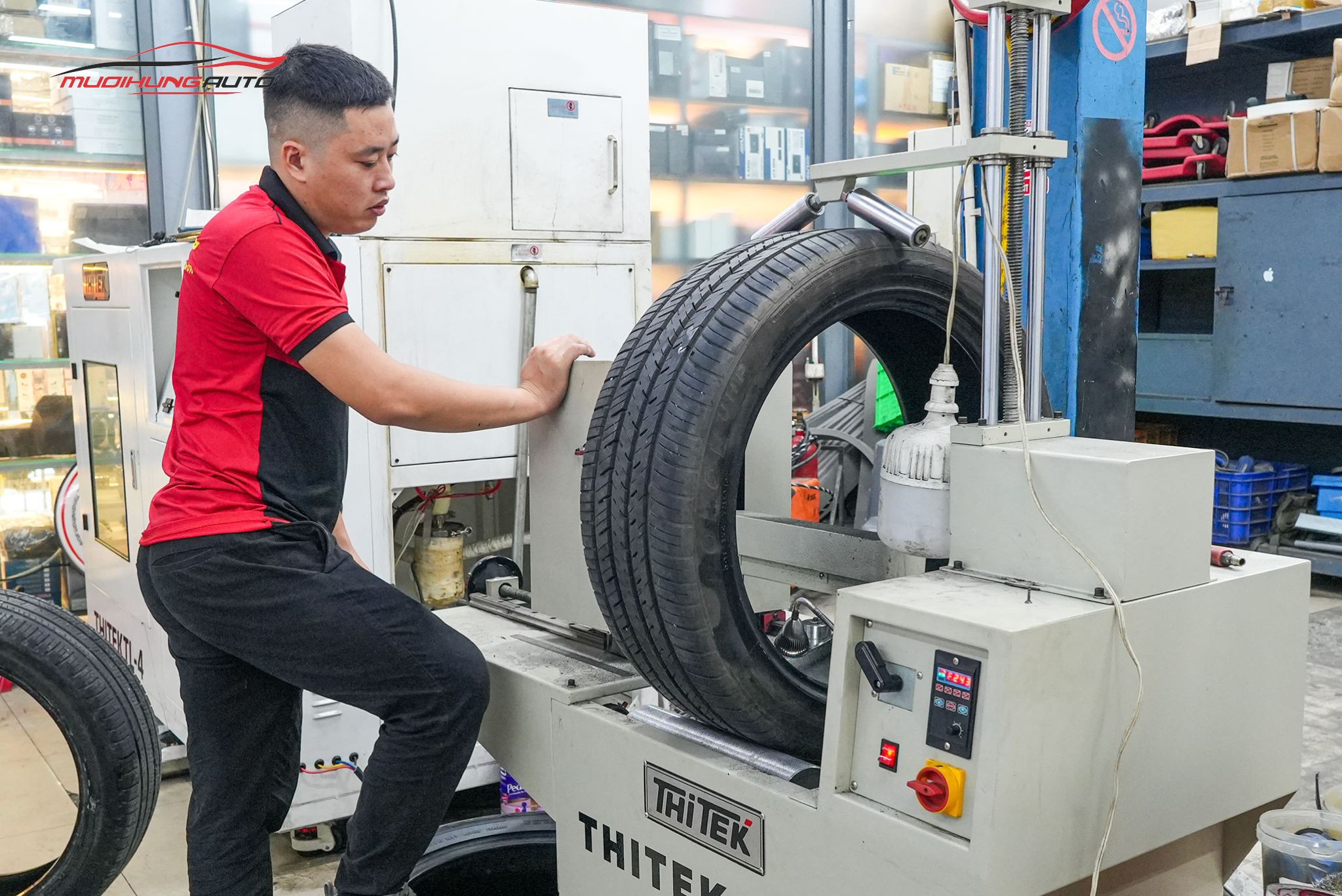 Kỹ thuật xử lý lốp trước khi tráng