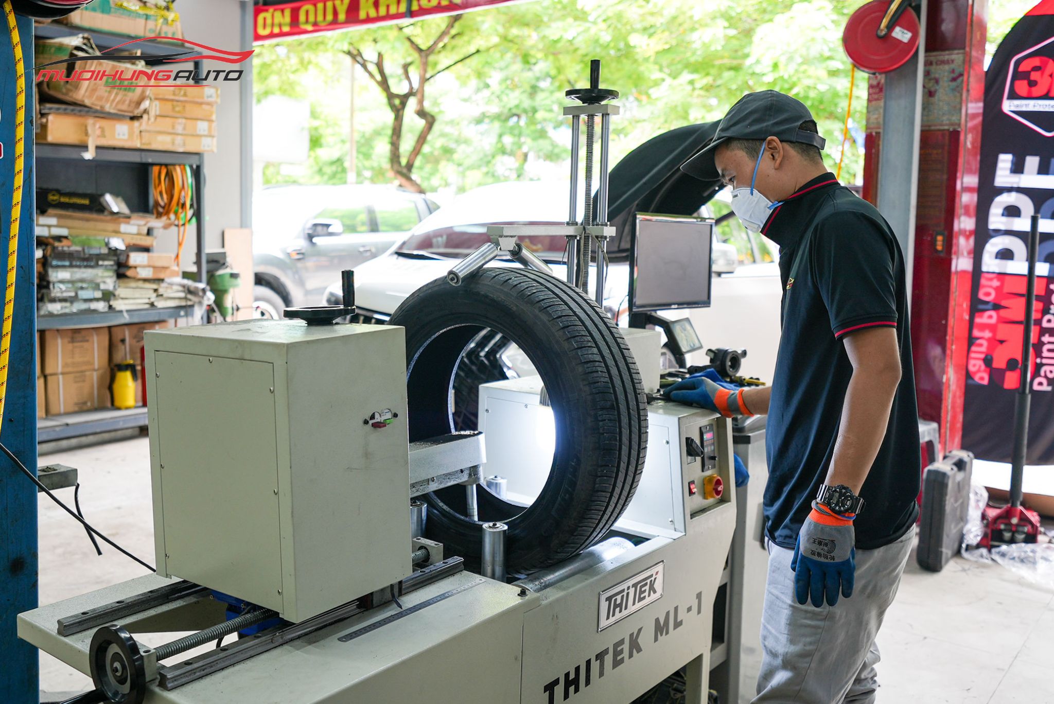 Kỹ thuật xử lý lốp trước khi tráng