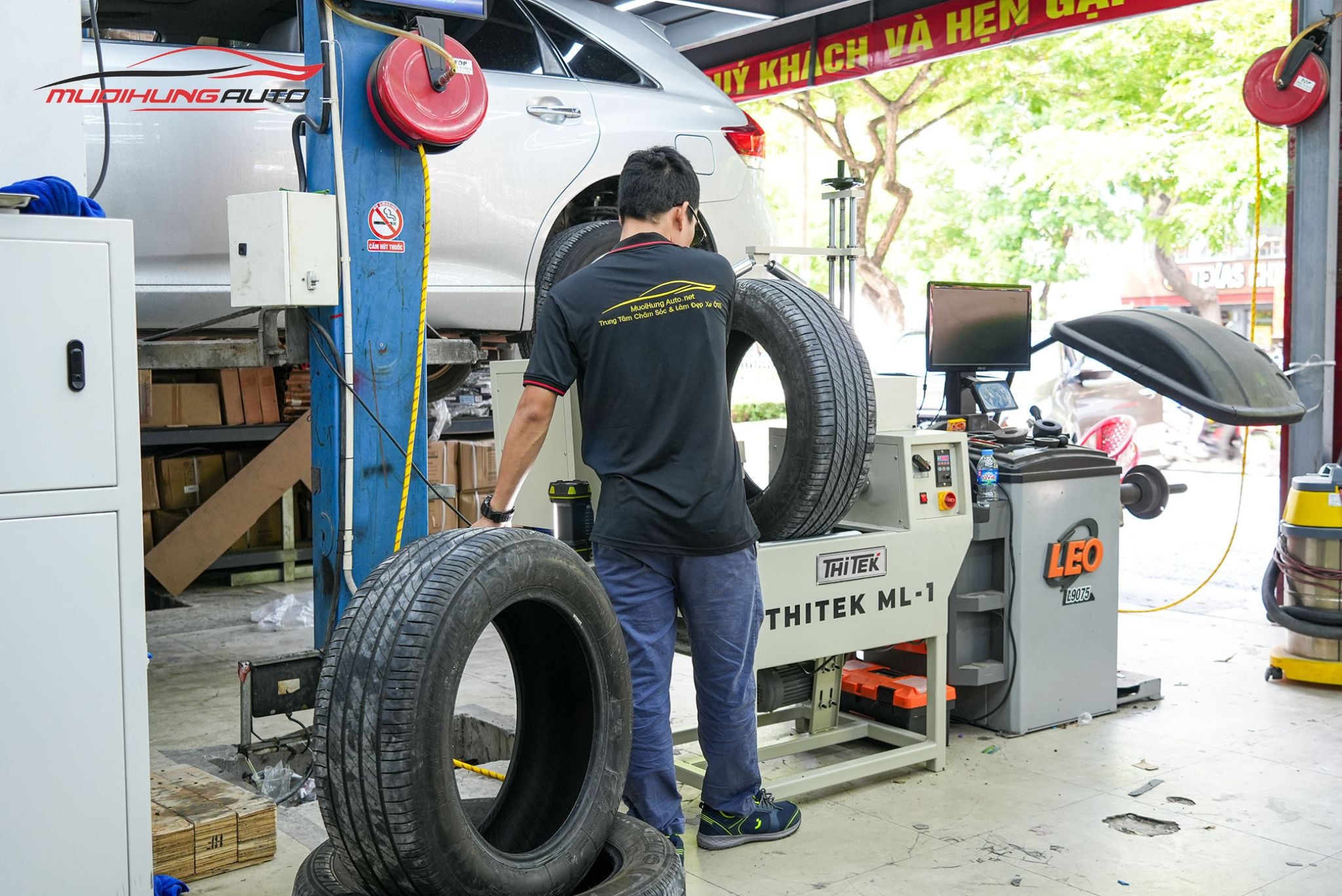 Kỹ thuật xử lý lốp trước khi tráng