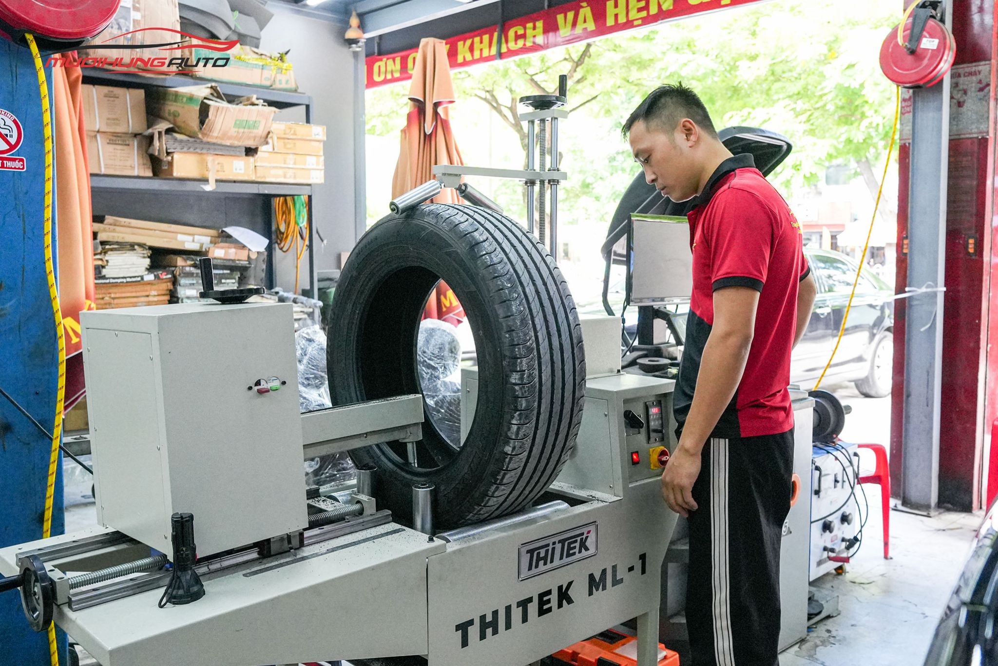 Kỹ thuật xử lý lốp trước khi tráng