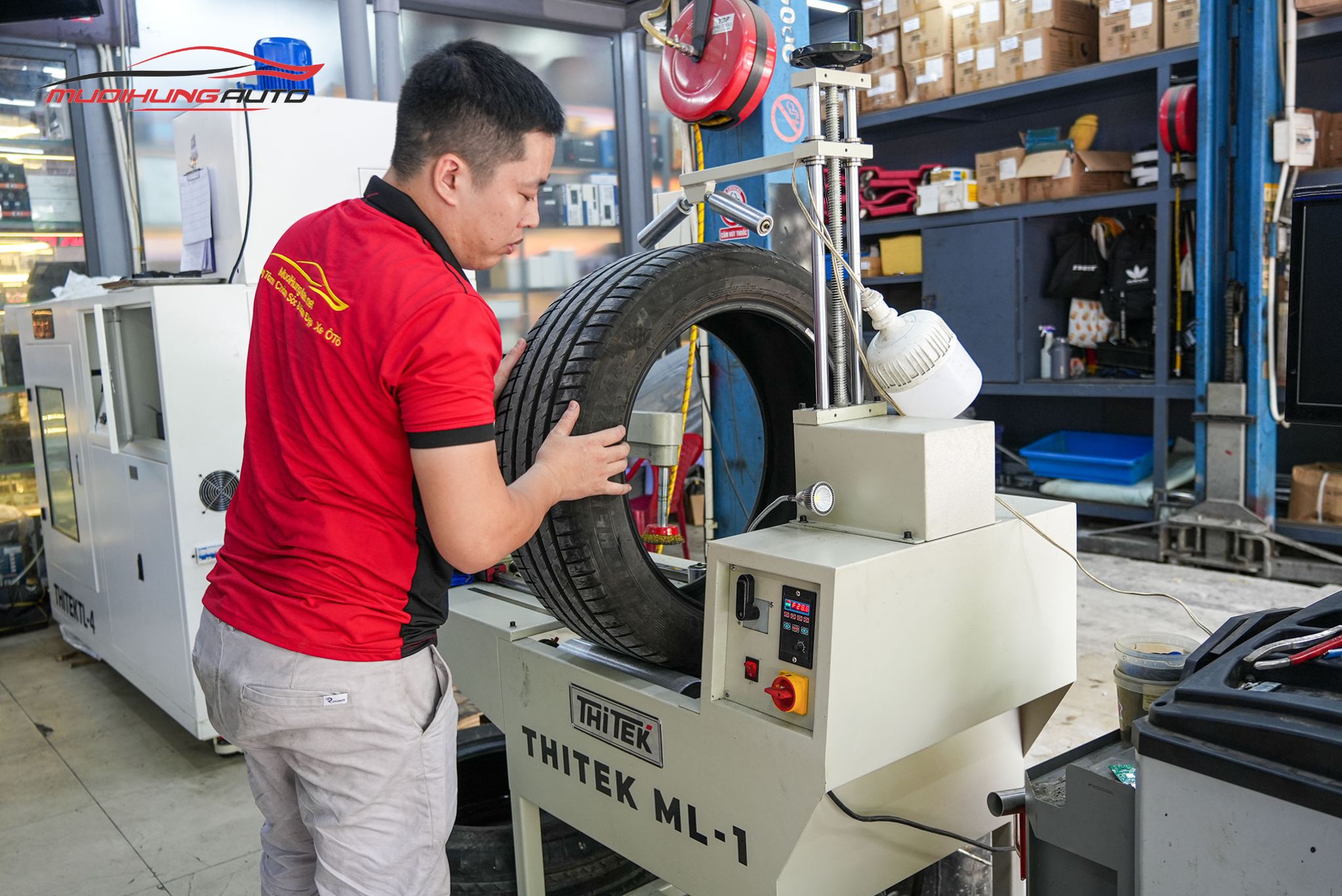 Kỹ thuật xử lý lốp trước khi tráng