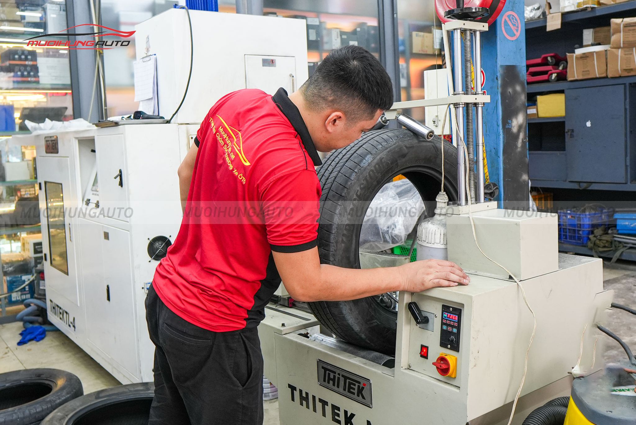 Kỹ thuật xử lý lốp trước khi tráng