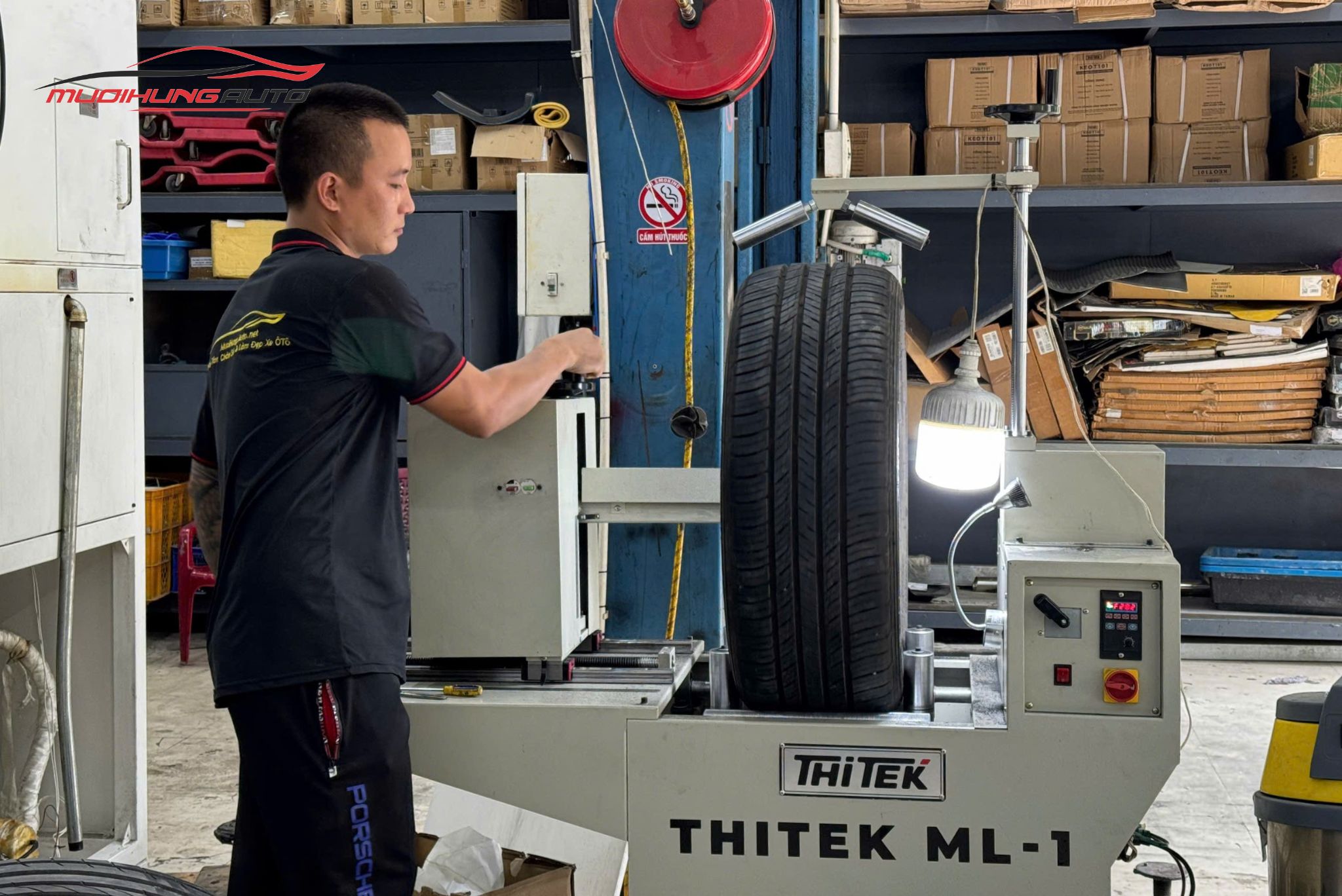 Kỹ thuật xử lý lốp trước khi tráng