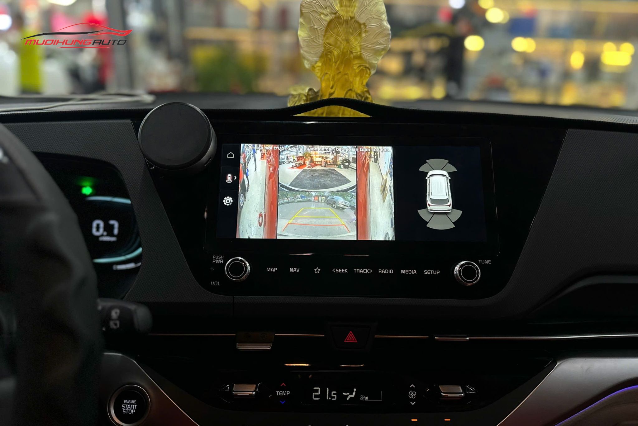 Lắp Camera 3 Mắt Cho Xe Kia Carens 2024