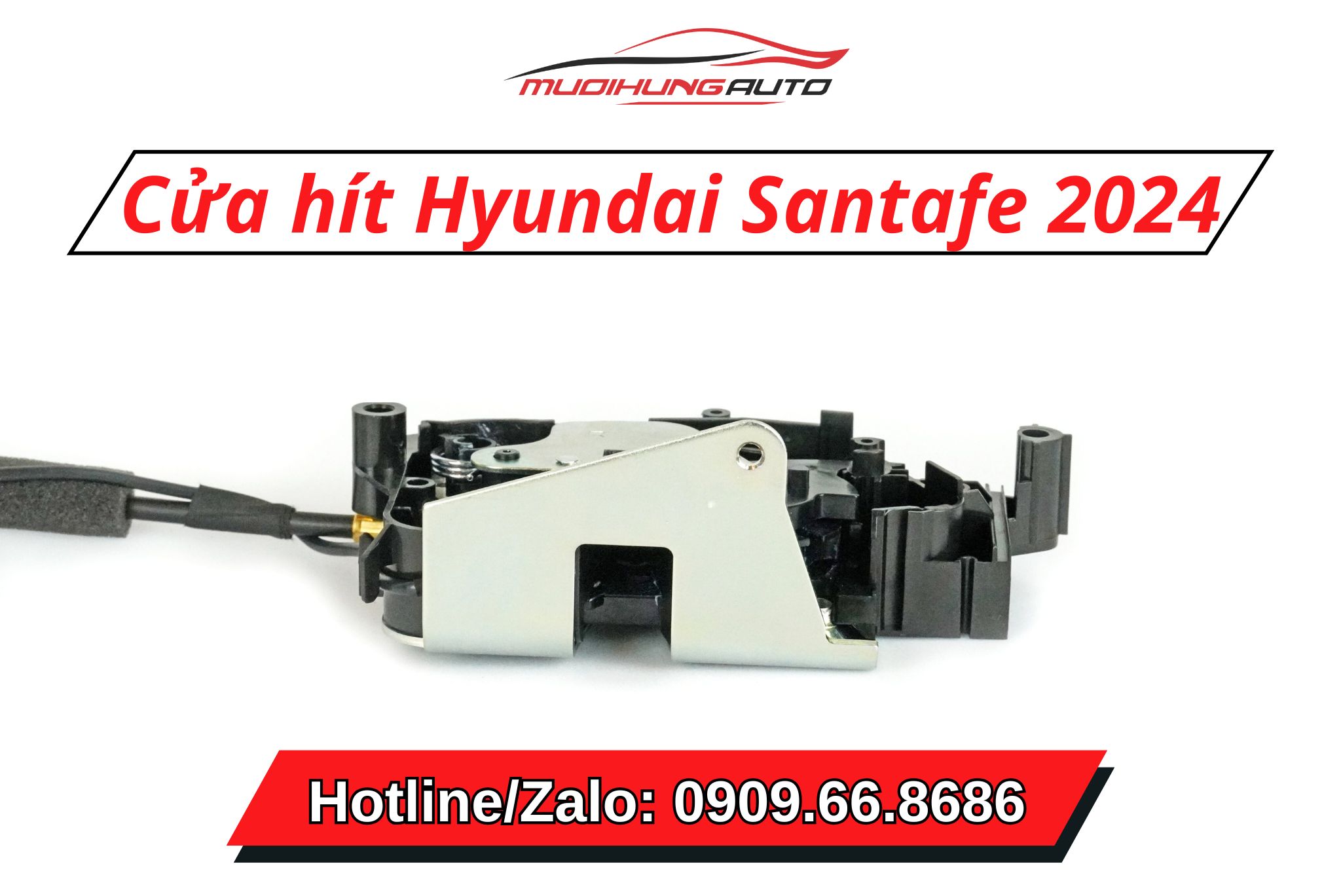 Lắp cửa hít xe hơi Hyundai Santafe 2024