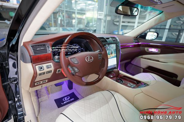 Khoác Lên Xe Lexus LS460L Một Tấm Áo Mới Với Dịch Vụ Độ Nội Thất Sang Chảnh
