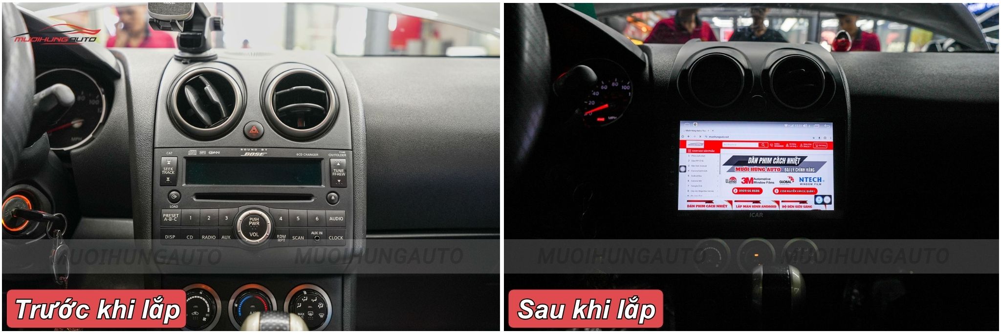 Lắp Màn Hình Android Ô Tô Tại Quận 12