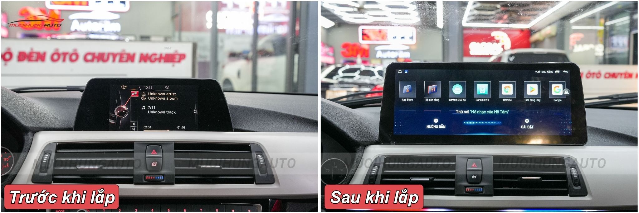 Lắp Màn Hình Android Ô Tô Tại Quận 8