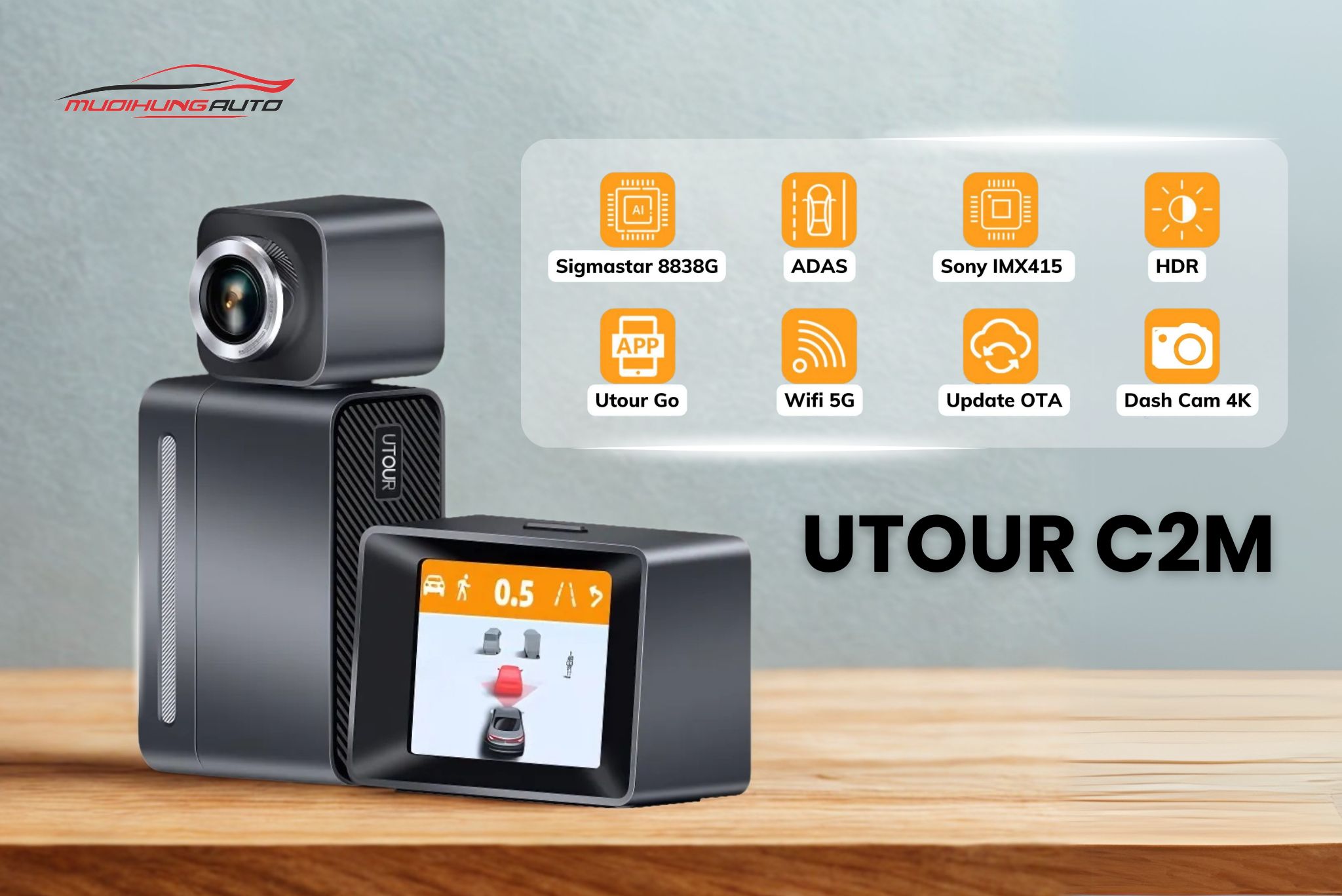 Lắp UTOUR C2M Cho Xe Vinfast VF5