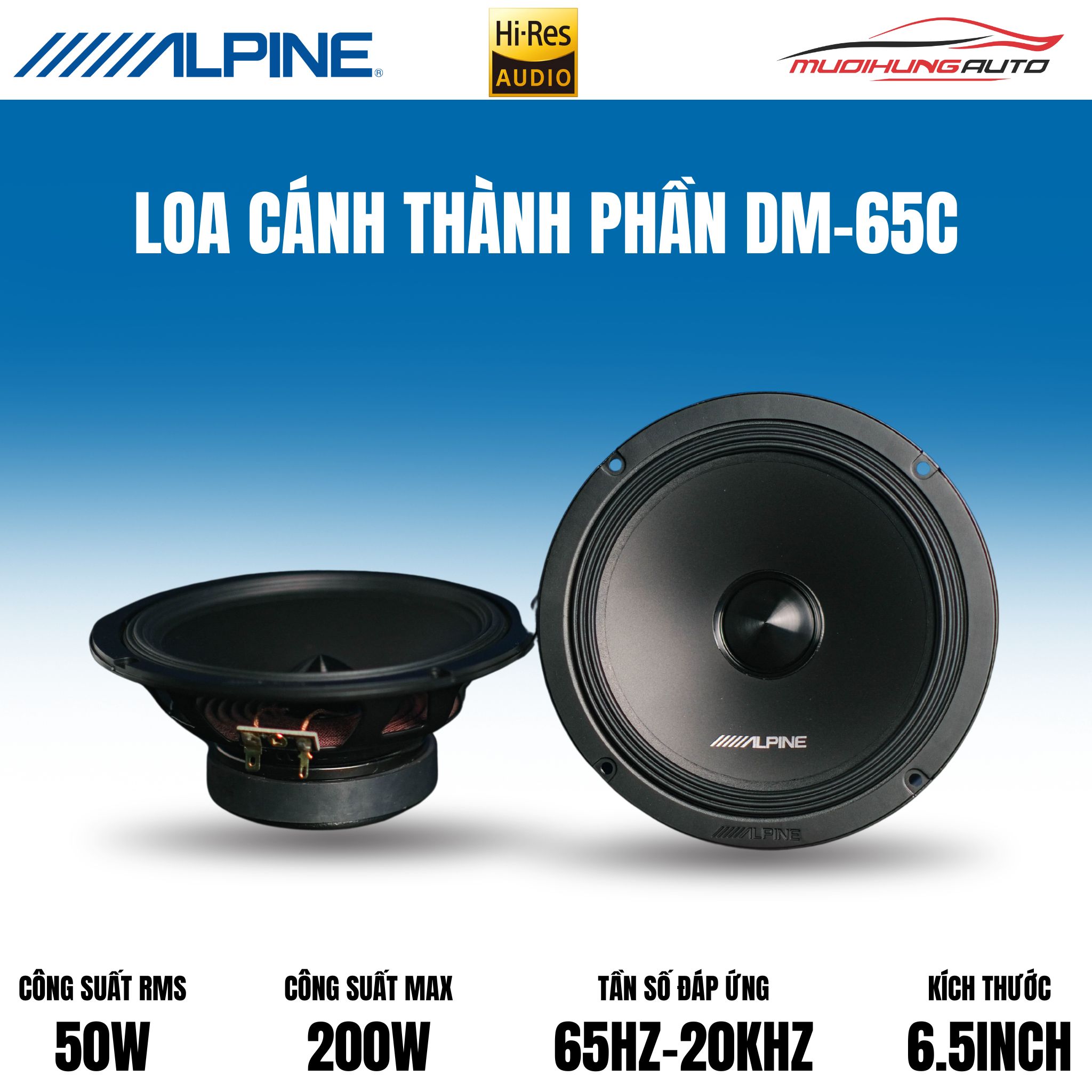 Loa cánh cửa Alpine DM-65C