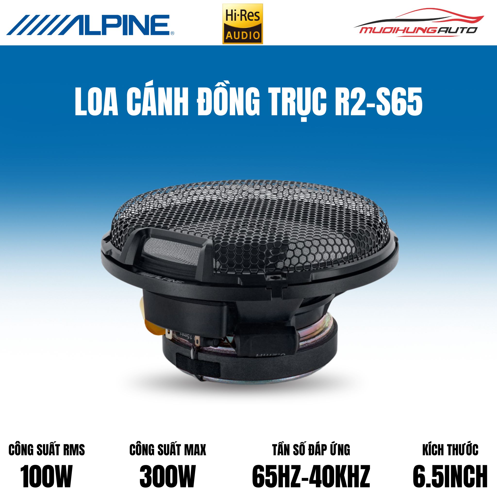 Loa cánh cửa Alpine R2-S65