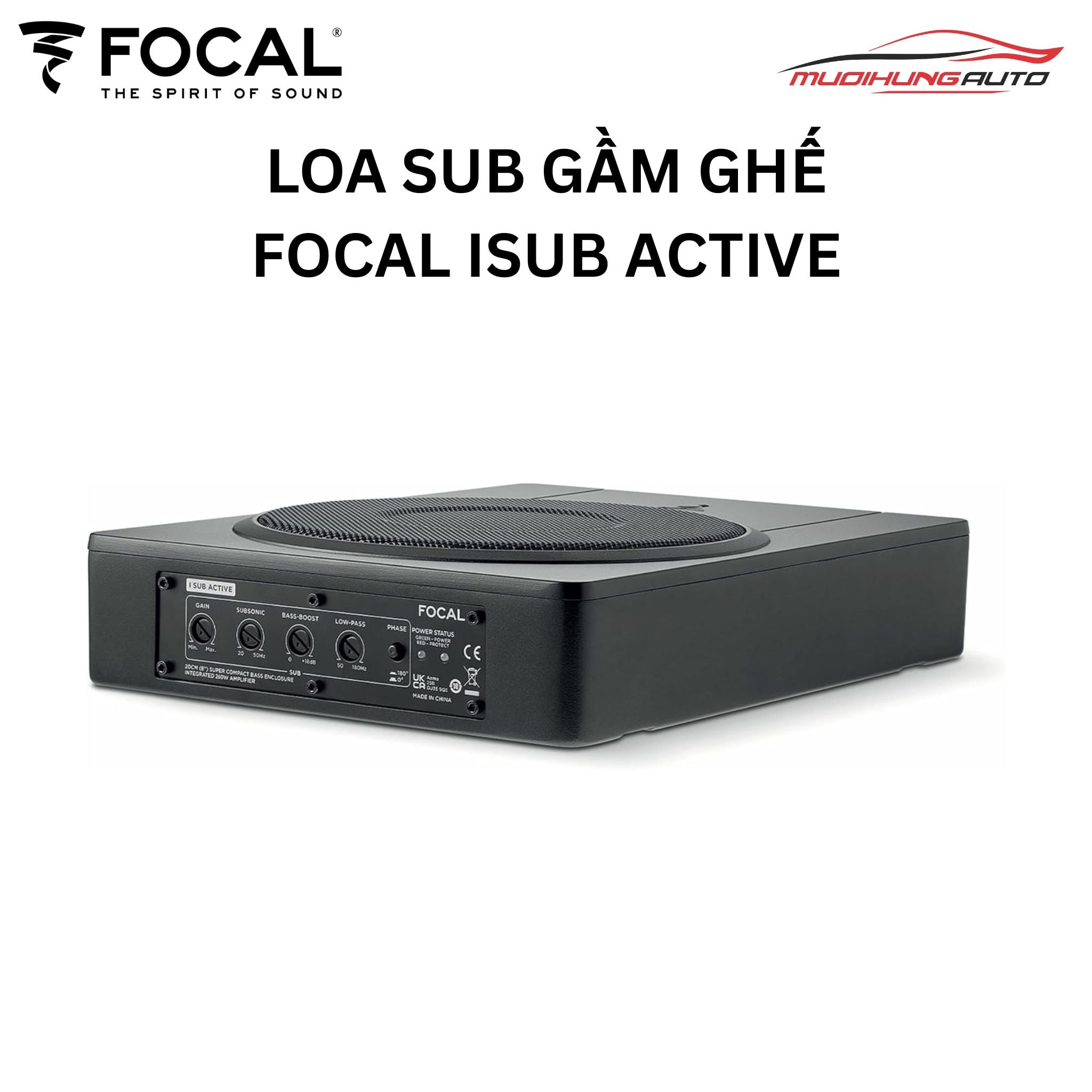 Loa sub ô tô Focal ISUB Active