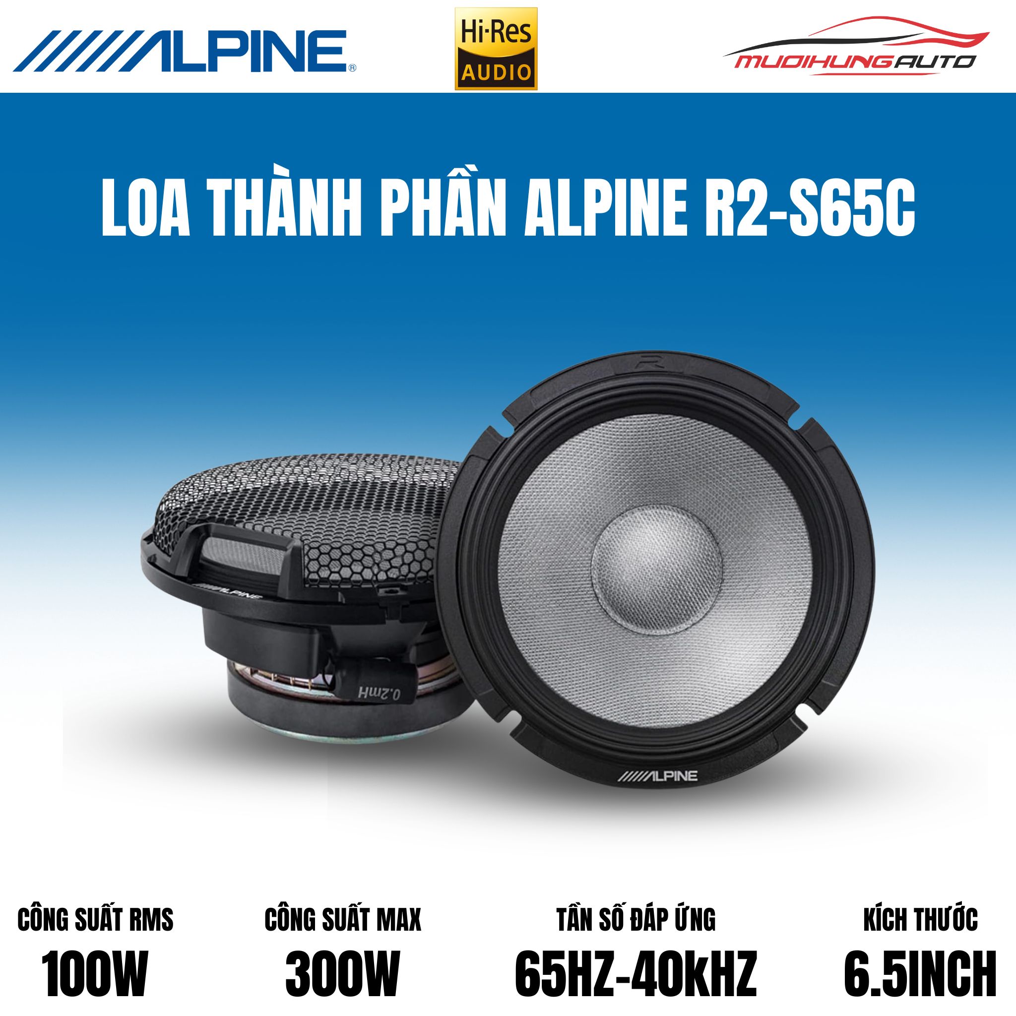 Loa thành phần Alpine R2-S65C