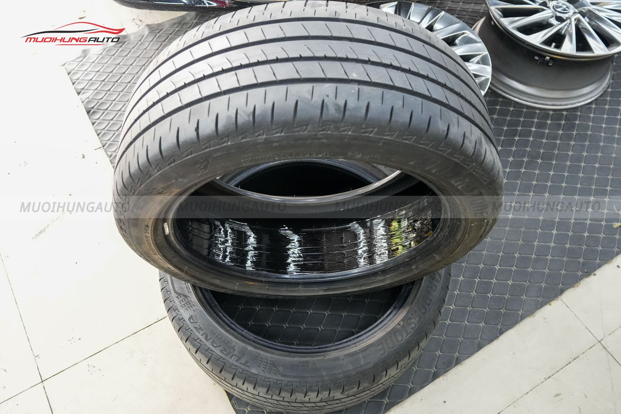 Lốp sau khi tráng hoàn tất