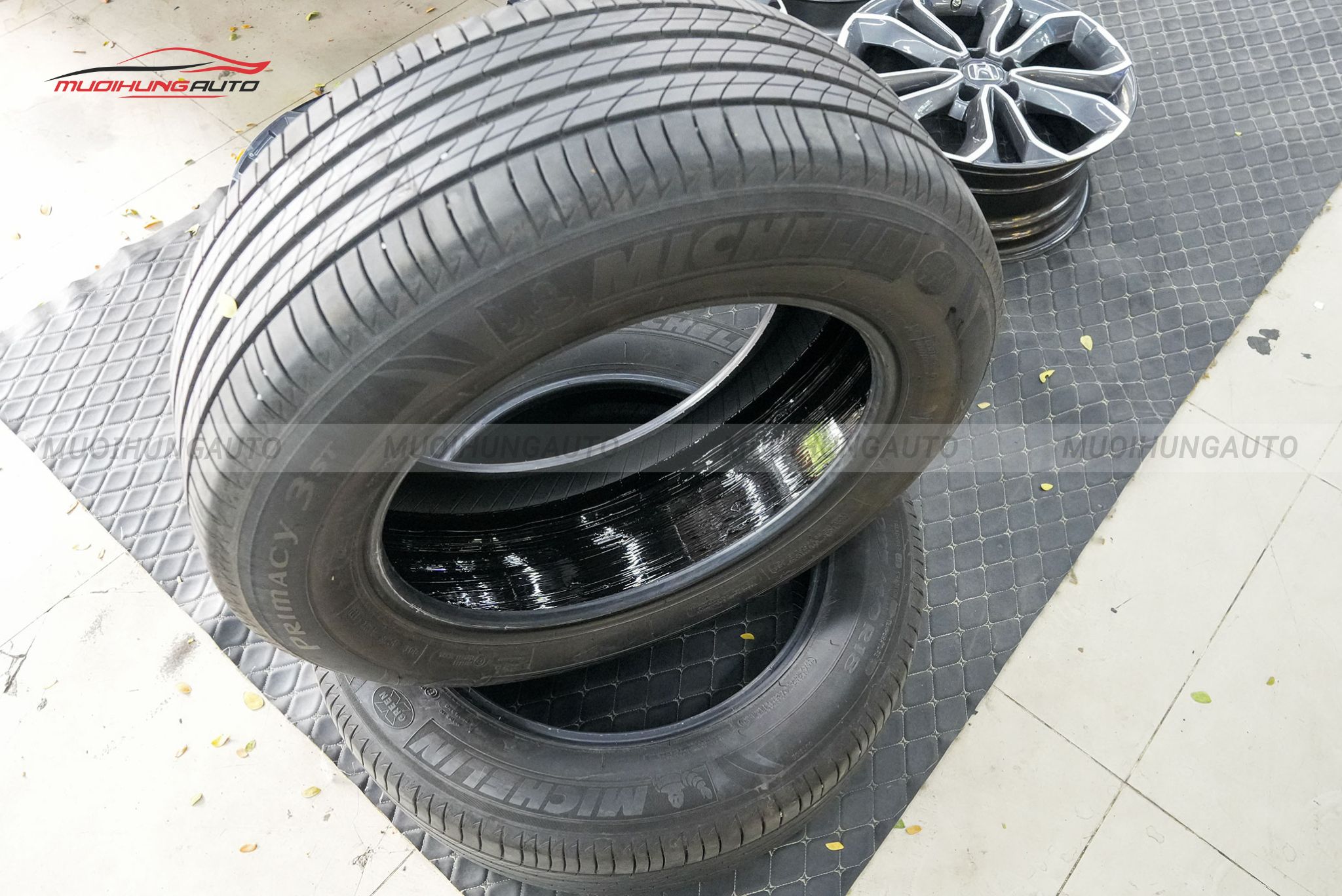 Lốp sau khi tráng hoàn tất