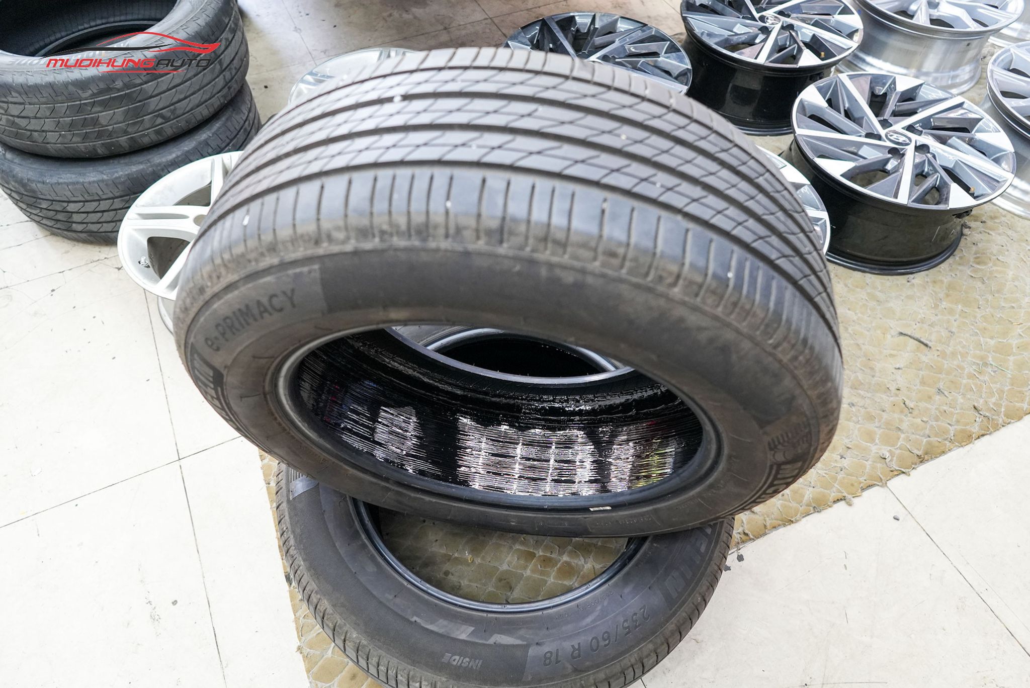 Lốp sau khi tráng hoàn tất