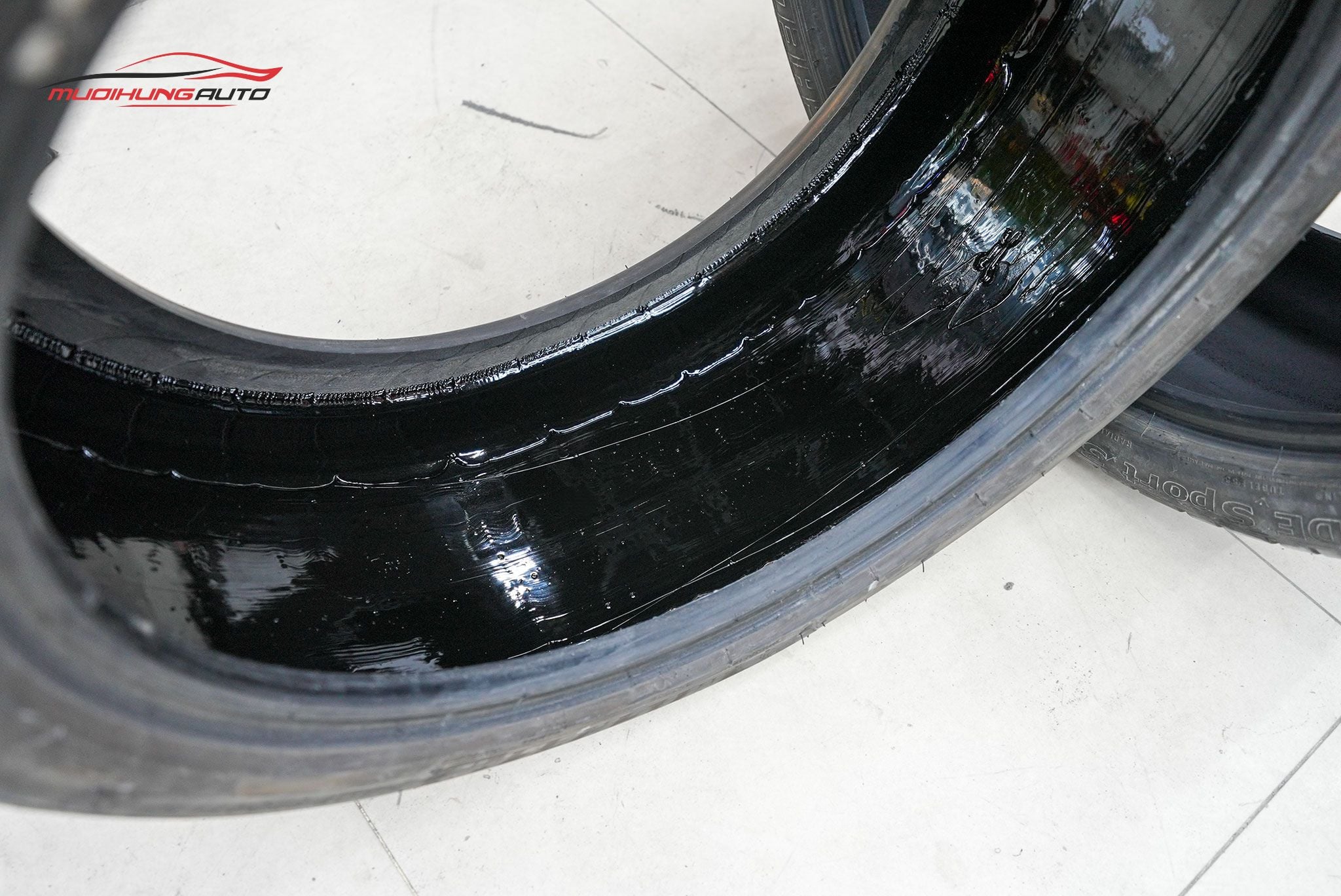Lốp sau khi tráng hoàn tất