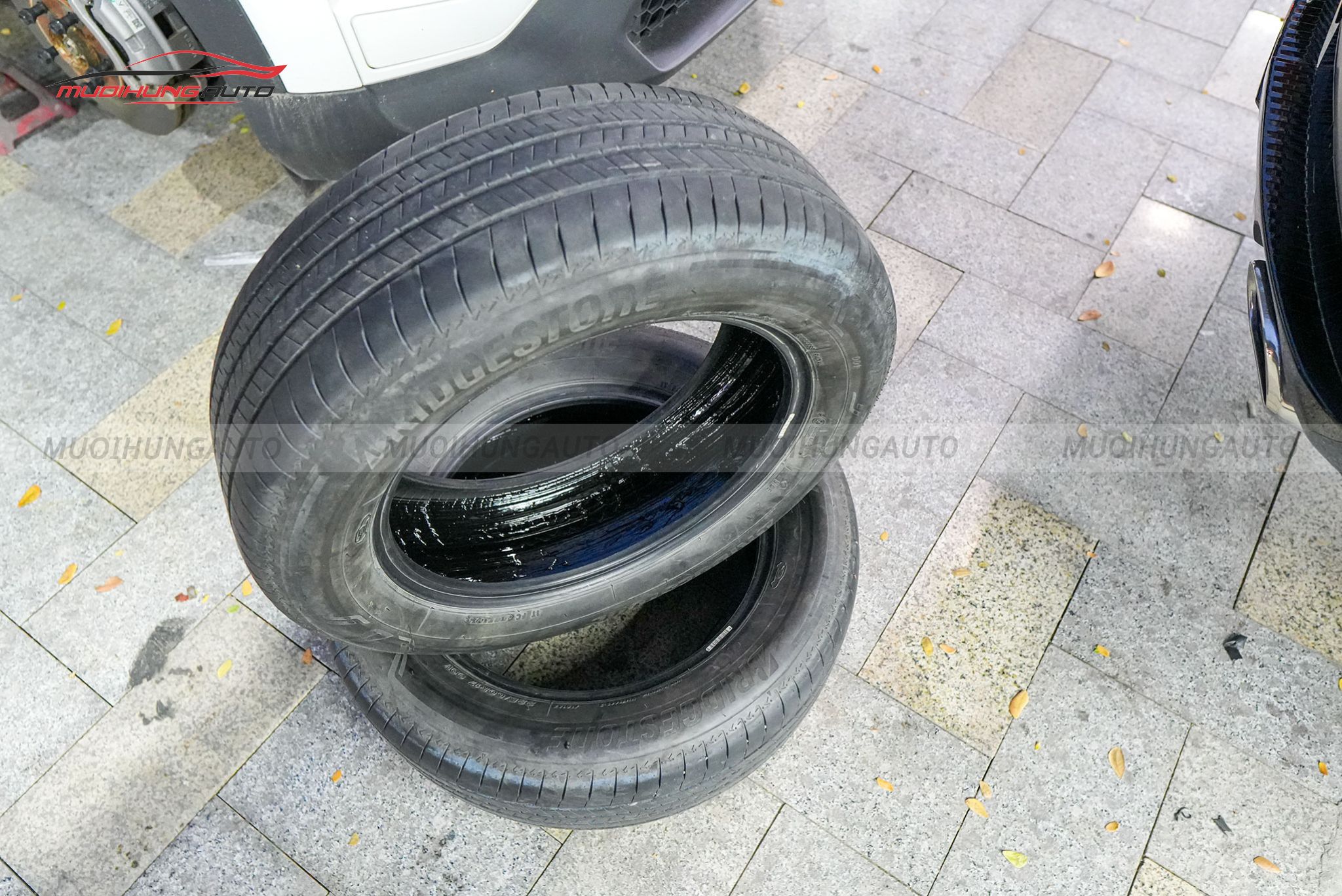 Lốp sau khi tráng hoàn tất